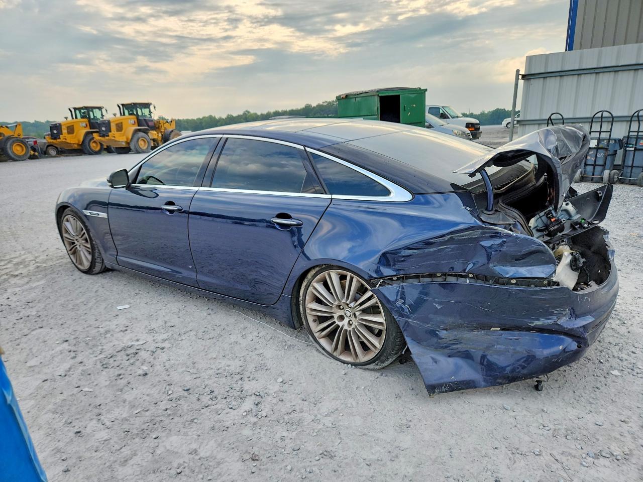 2011 Jaguar Xjl Supercharged Blue vin: SAJWA2GE2BMV13896