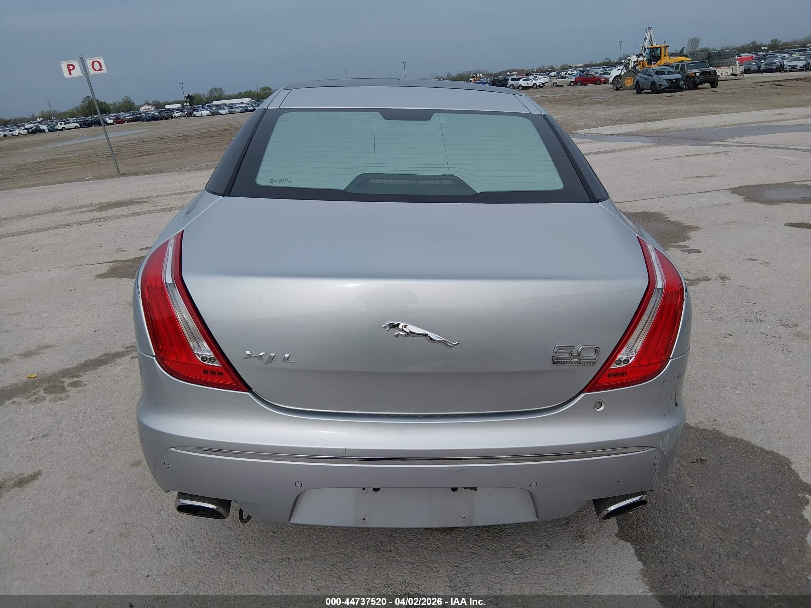 2012 Jaguar Xj Xjl Supercharged Silver vin: SAJWA2GE2CMV31834
