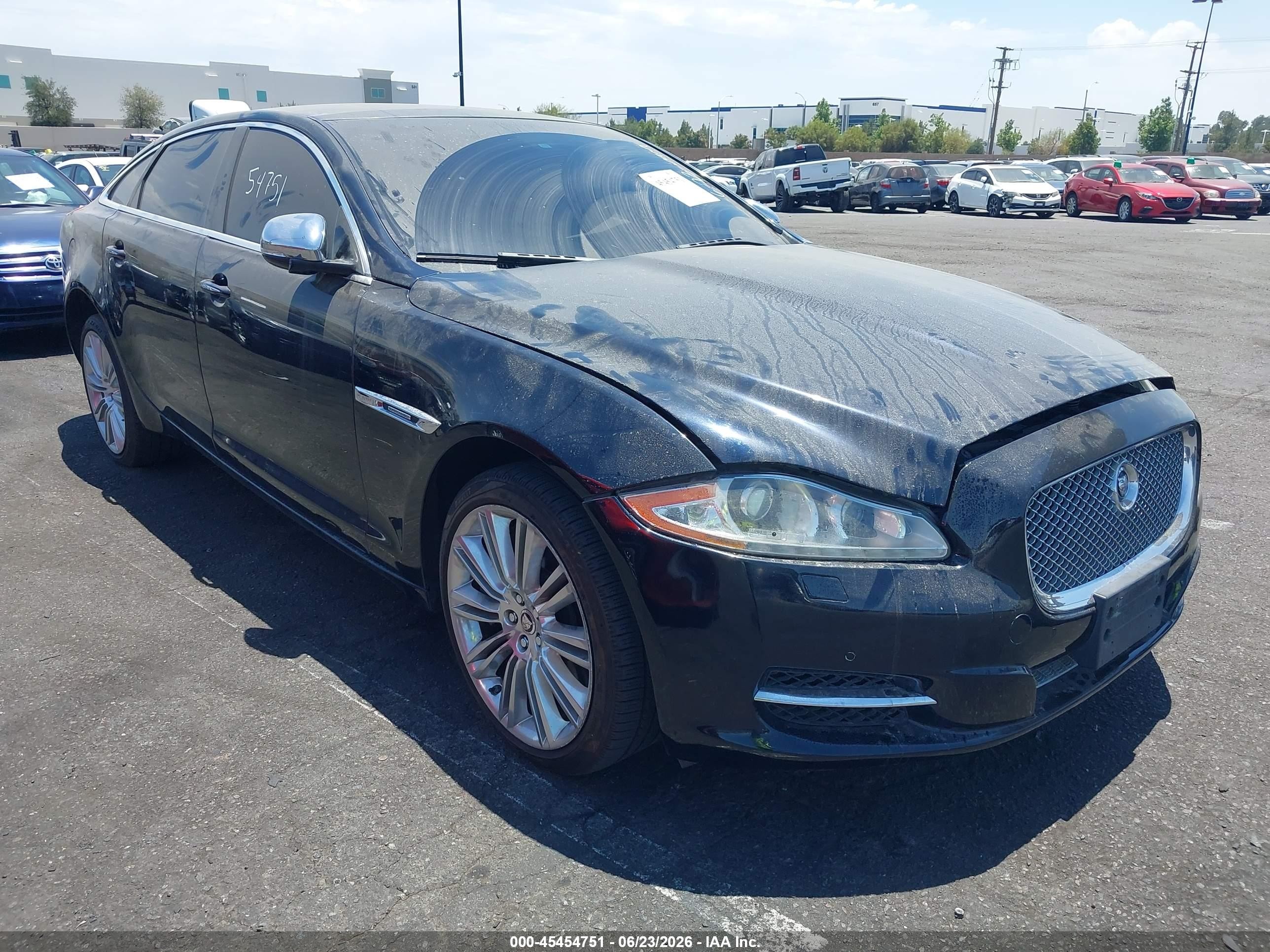 2011 Jaguar Xj Xjl Supercharged Black vin: SAJWA2GE3BMV00686