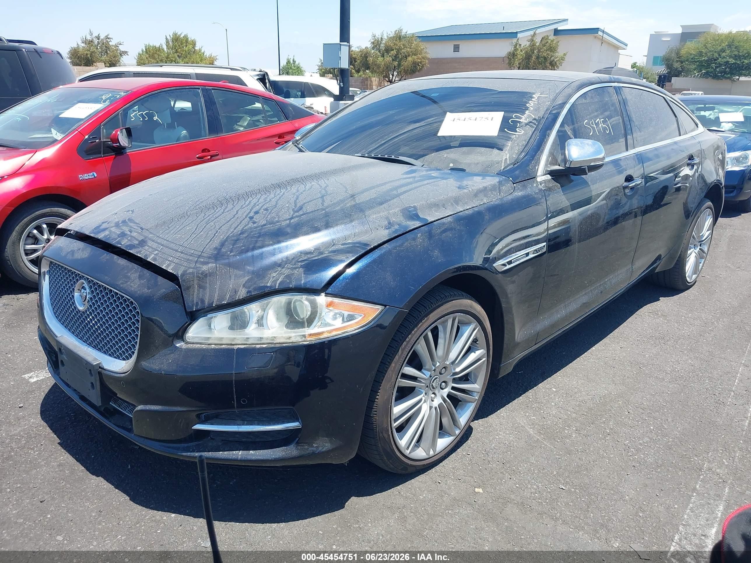 2011 Jaguar Xj Xjl Supercharged Black vin: SAJWA2GE3BMV00686