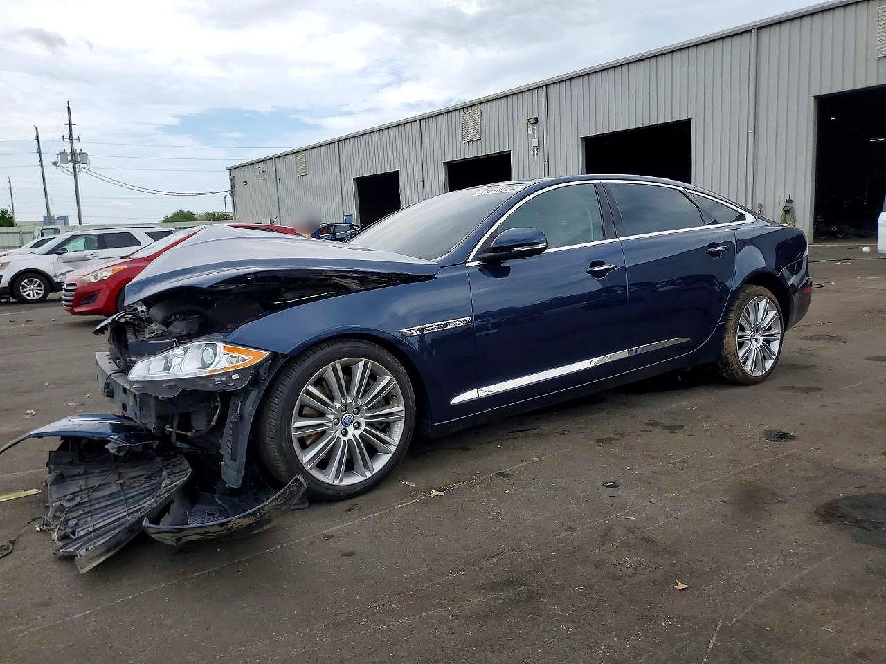 2011 Jaguar Xjl Supercharged Blue vin: SAJWA2GE5BMV13911