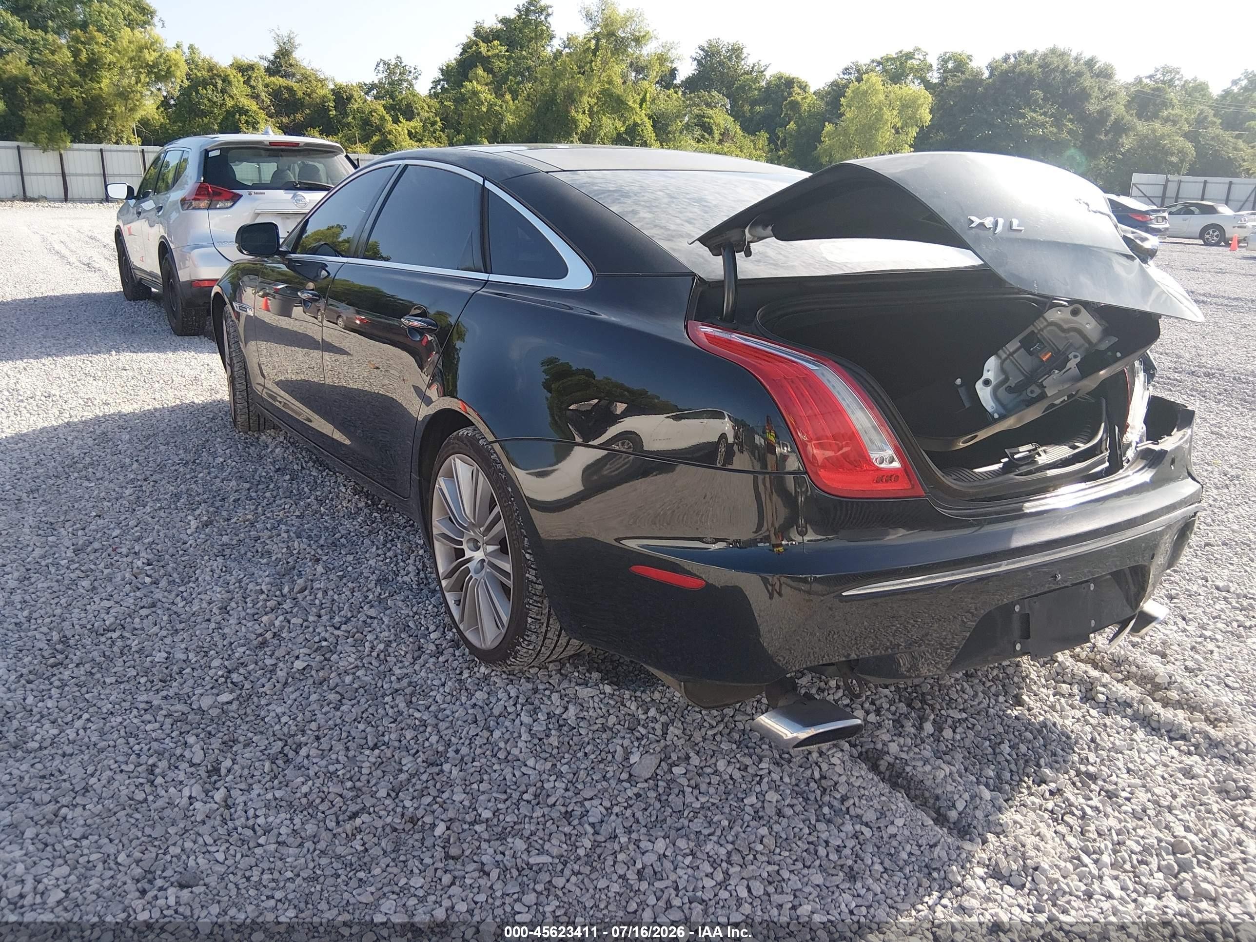 2012 Jaguar Xj Xjl Supercharged Black vin: SAJWA2GE5CMV32220
