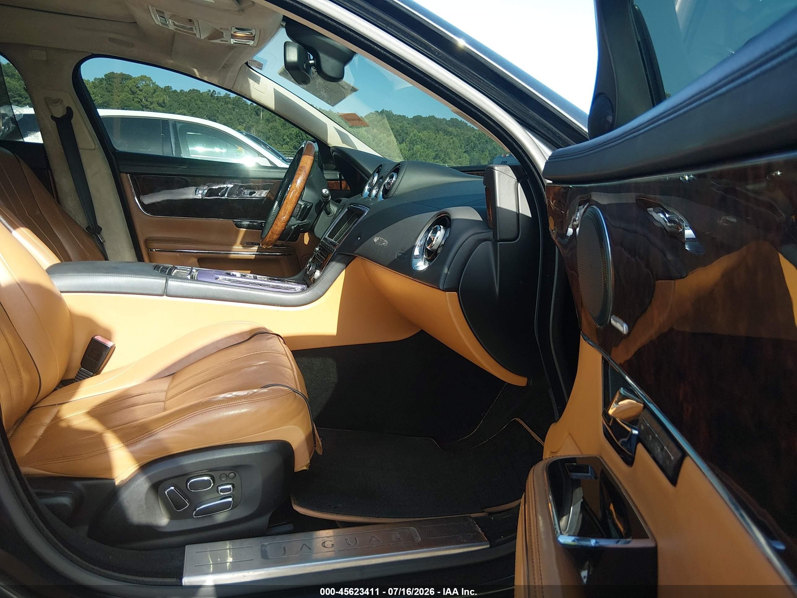 2012 Jaguar Xj Xjl Supercharged Black vin: SAJWA2GE5CMV32220