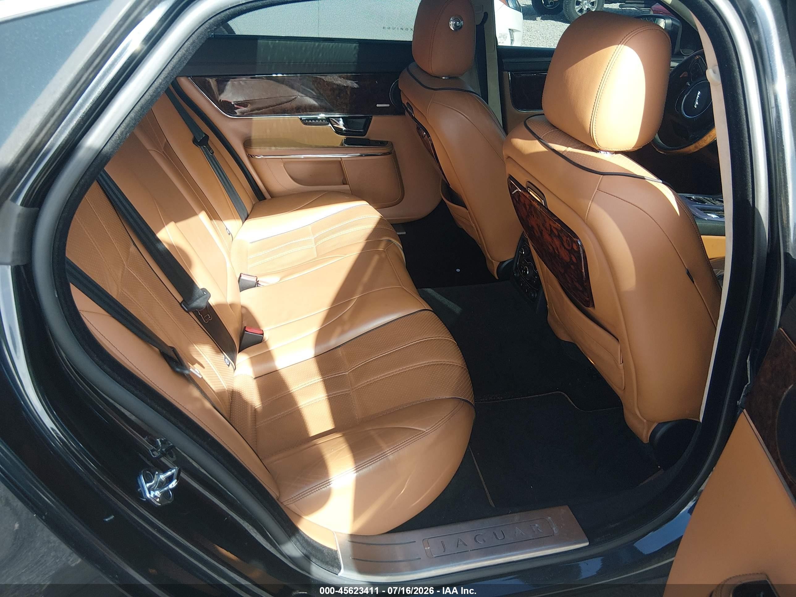2012 Jaguar Xj Xjl Supercharged Black vin: SAJWA2GE5CMV32220