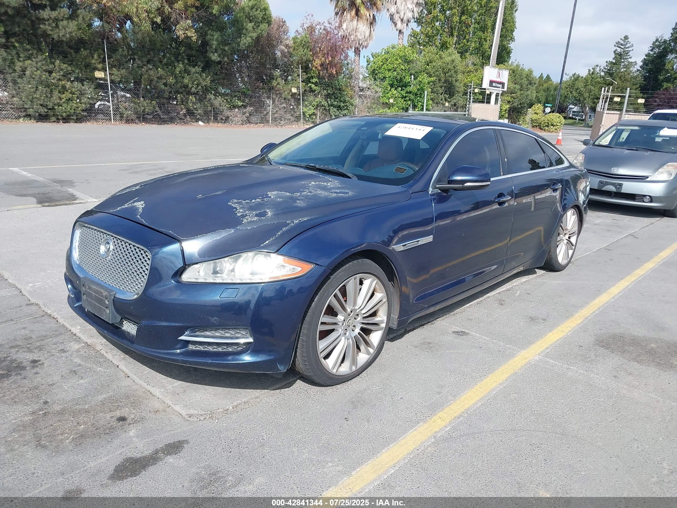 2011 Jaguar Xj Xjl Supercharged Blue vin: SAJWA2GE7BMV17524