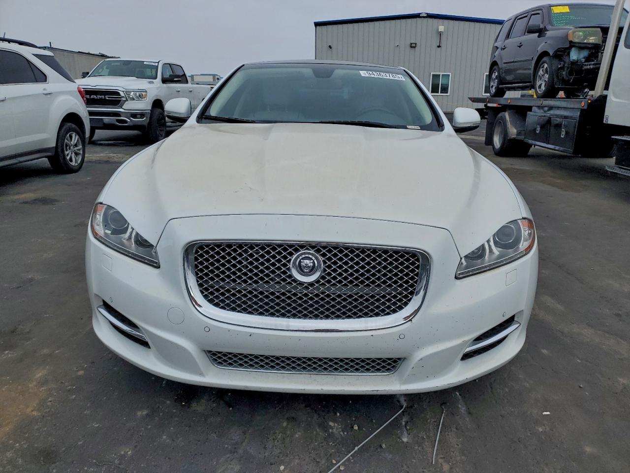 2012 Jaguar Xjl Supercharged White vin: SAJWA2GE8CMV26606