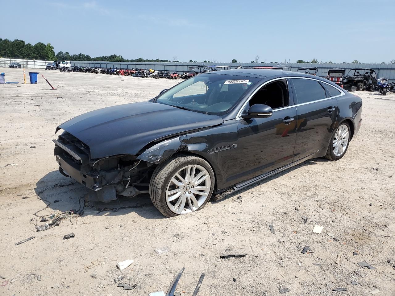 2012 Jaguar Xjl Supercharged Black vin: SAJWA2GE8CMV34897