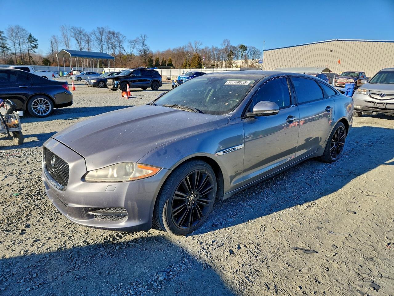 2012 Jaguar Xjl Supercharged Silver vin: SAJWA2GEXCMV22332