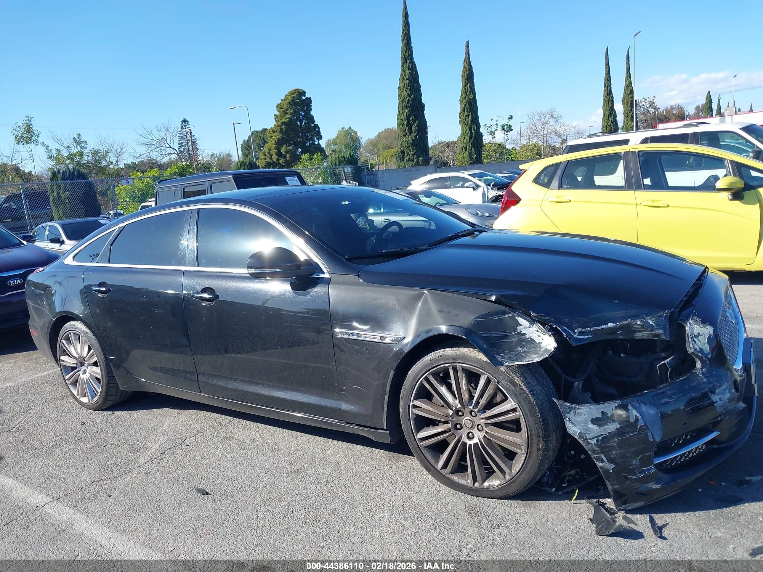 2013 Jaguar Xj Xjl Supercharged Black vin: SAJWA2GEXDMV40170