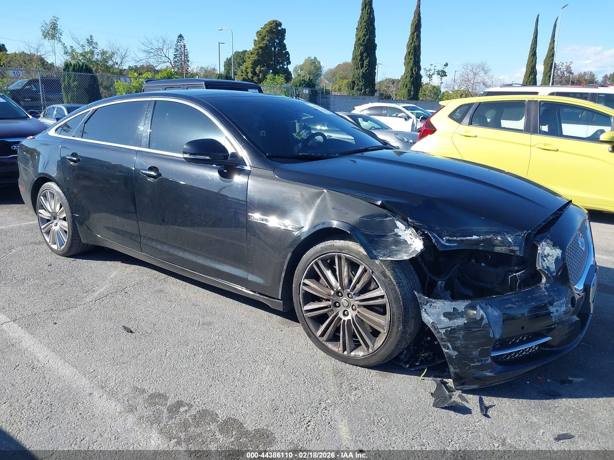 2013 Jaguar Xj Xjl Supercharged Black vin: SAJWA2GEXDMV40170