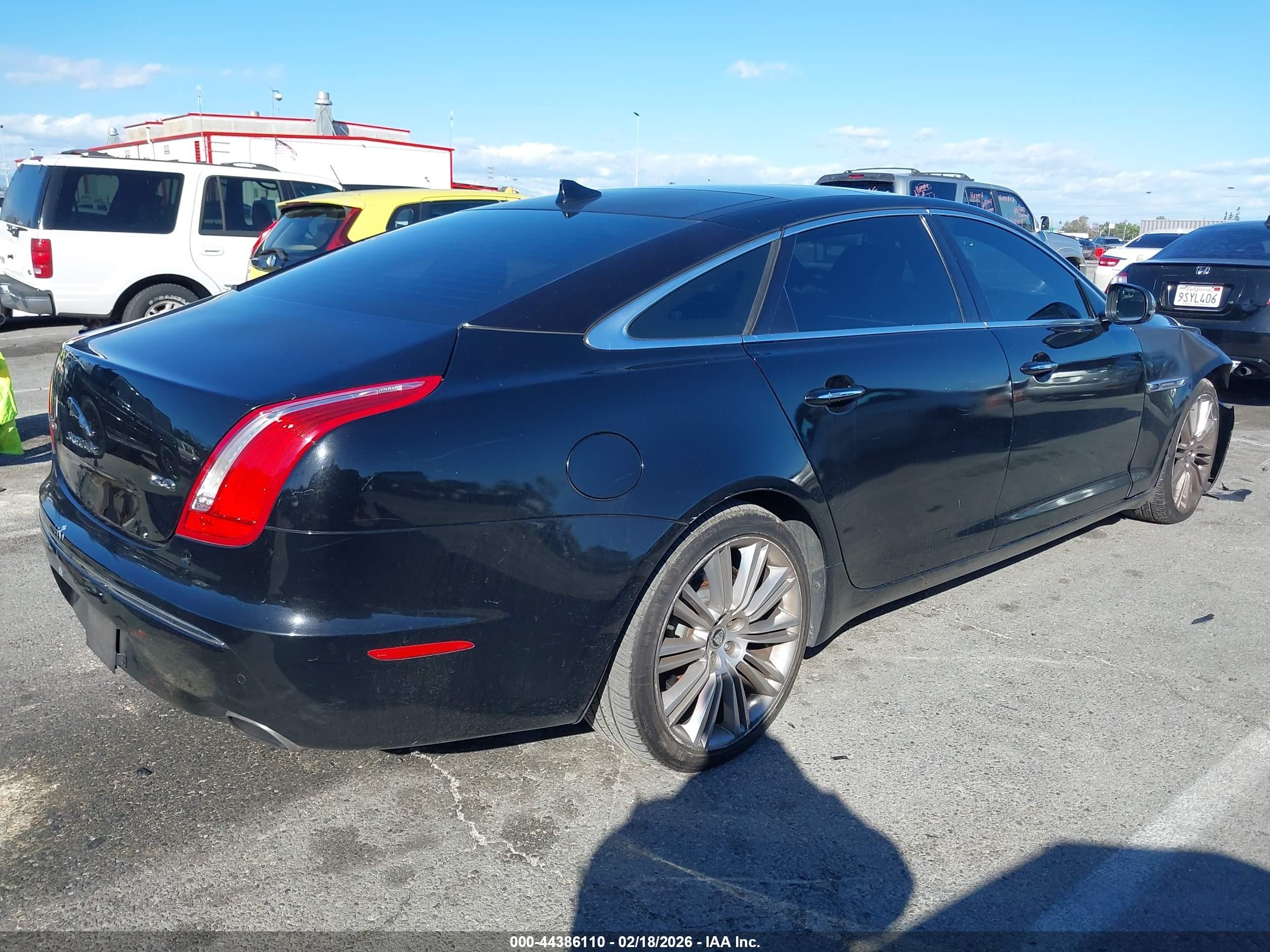 2013 Jaguar Xj Xjl Supercharged Black vin: SAJWA2GEXDMV40170