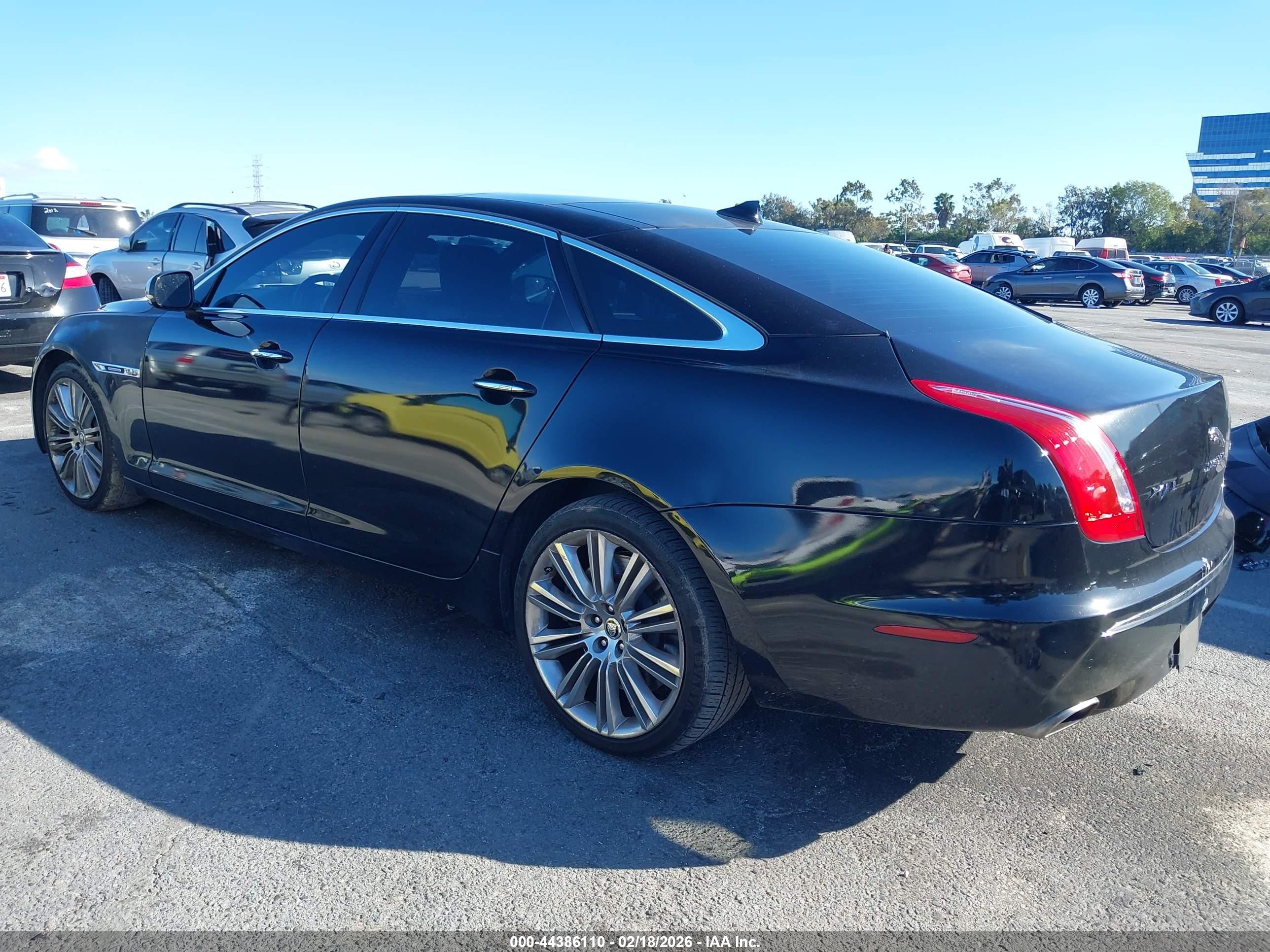 2013 Jaguar Xj Xjl Supercharged Black vin: SAJWA2GEXDMV40170