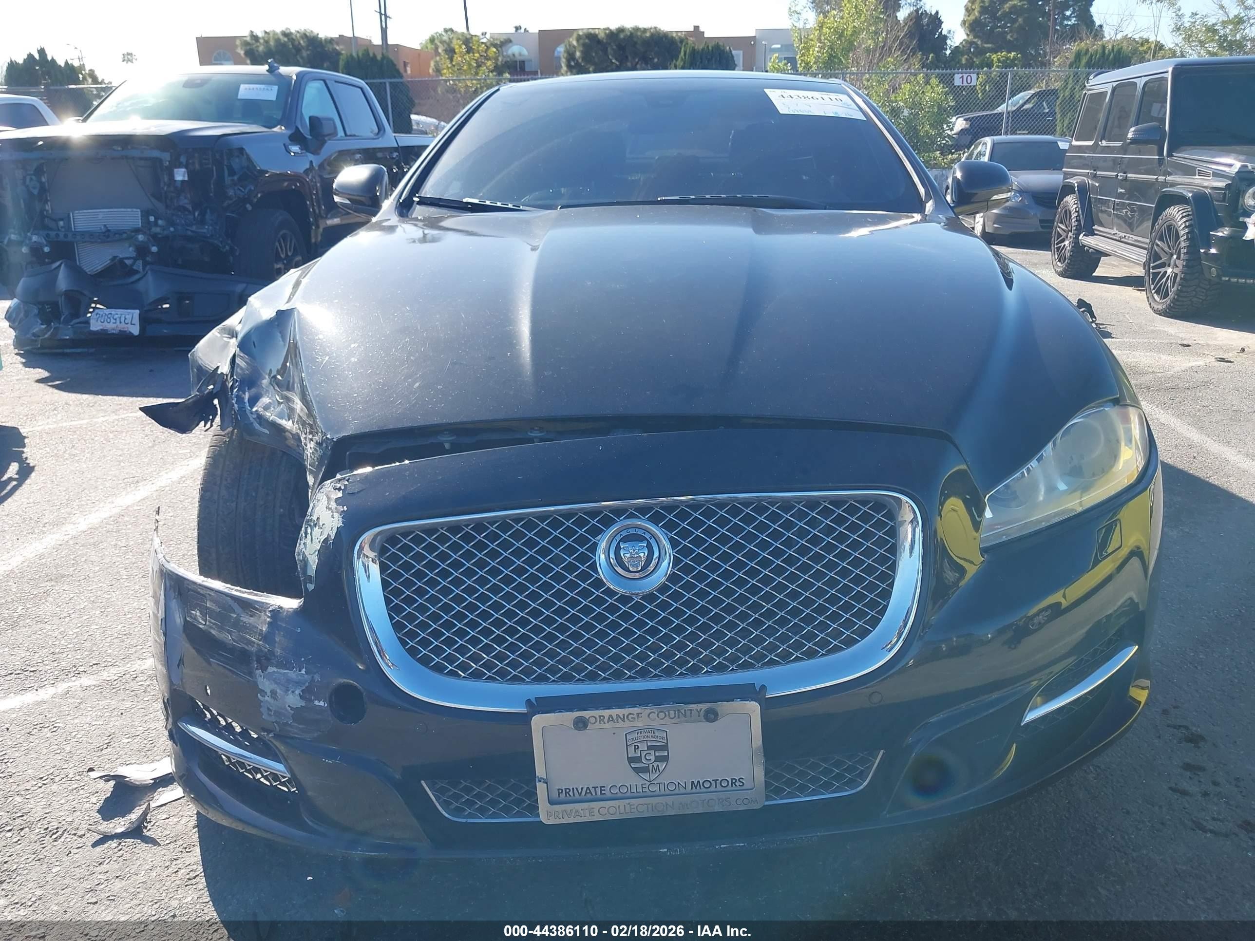 2013 Jaguar Xj Xjl Supercharged Black vin: SAJWA2GEXDMV40170