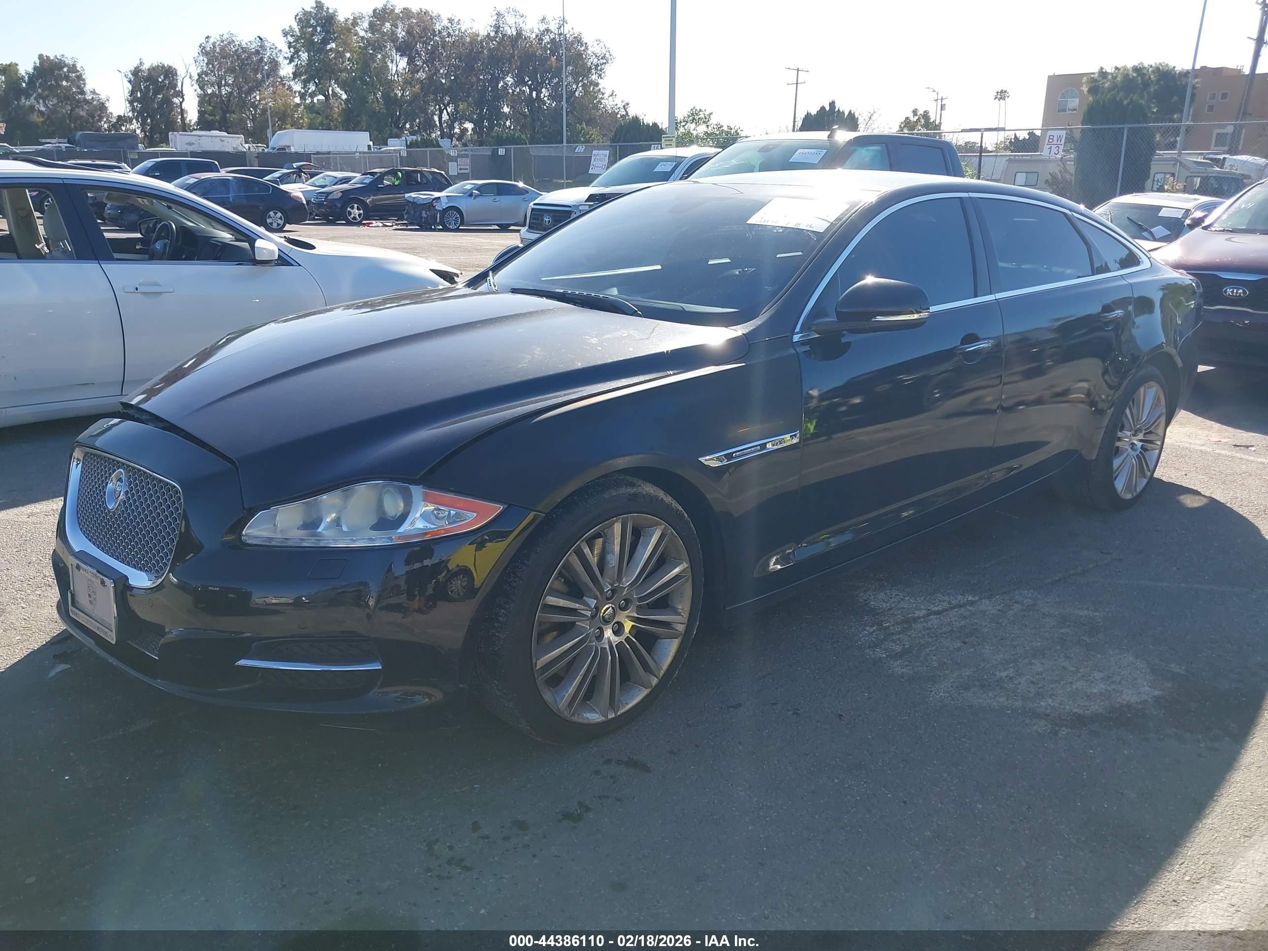 2013 Jaguar Xj Xjl Supercharged Black vin: SAJWA2GEXDMV40170