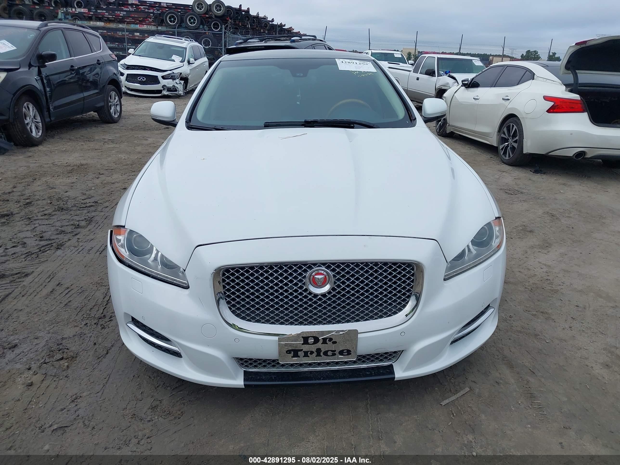 2014 Jaguar Xj Xjl Supercharged White vin: SAJWA2GT5EMV58396