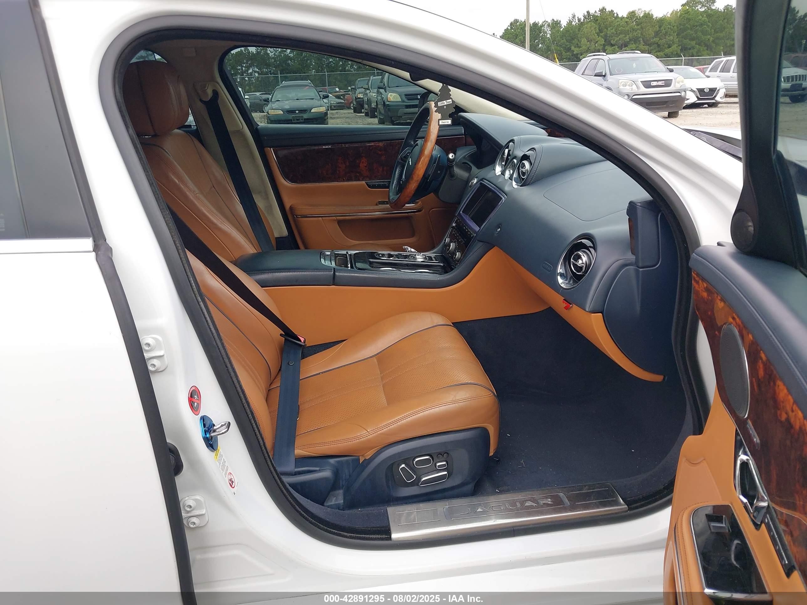 2014 Jaguar Xj Xjl Supercharged White vin: SAJWA2GT5EMV58396