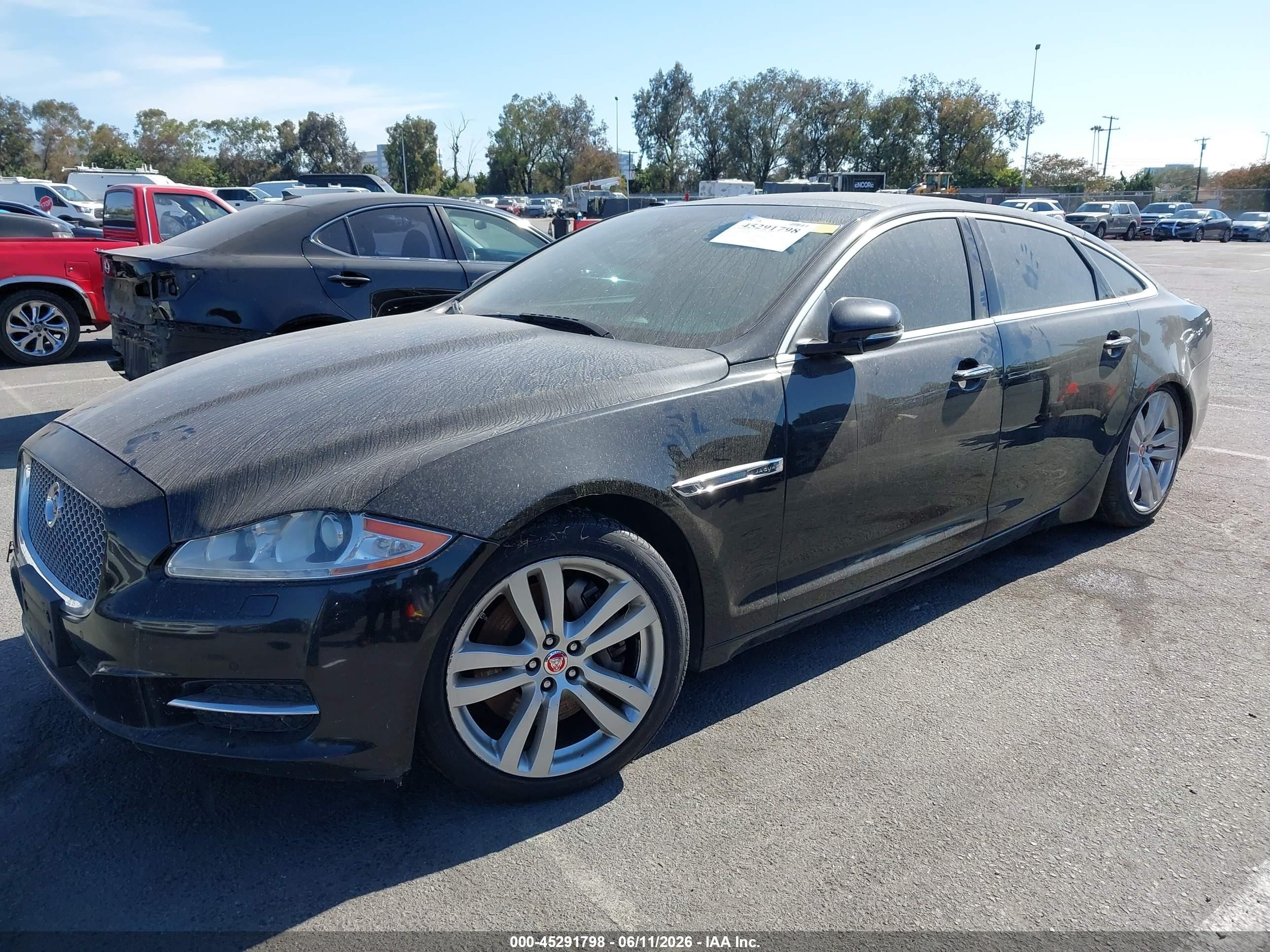 2014 Jaguar Xj Xjl Portfolio Black vin: SAJWA2GZ6E8V59179