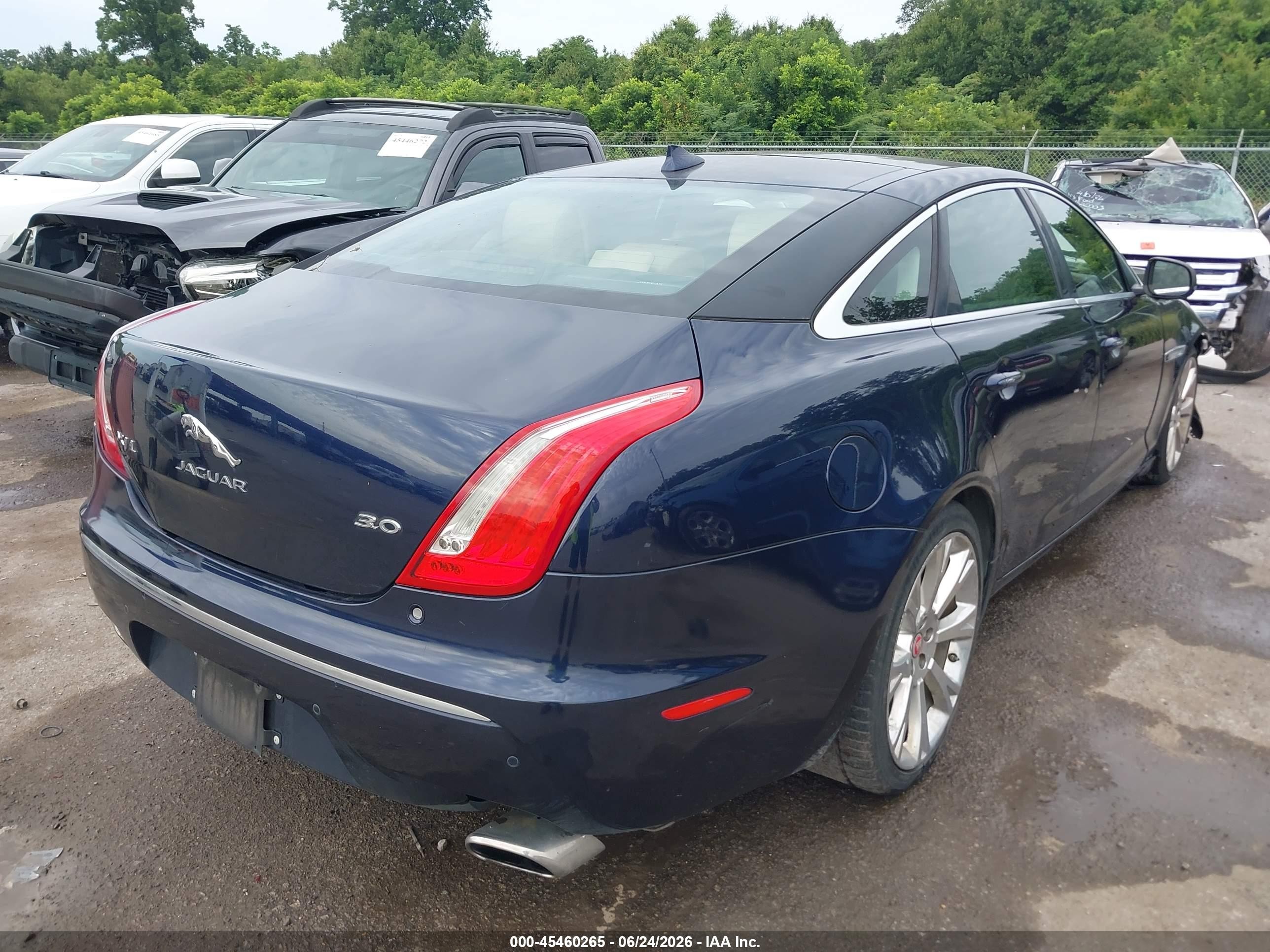 2015 Jaguar Xj Xjl Portfolio Blue vin: SAJWA2GZ6F8V81572