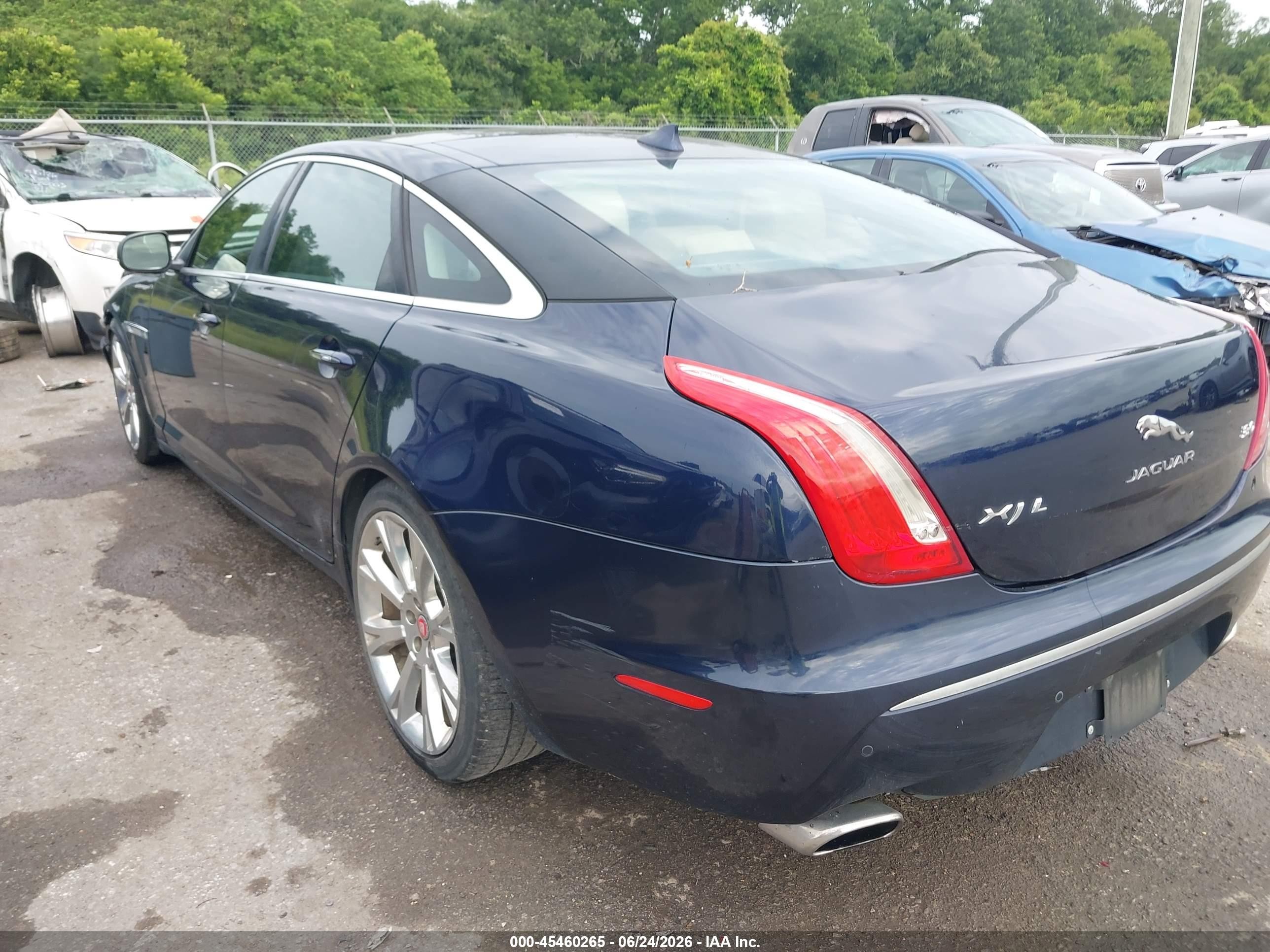 2015 Jaguar Xj Xjl Portfolio Blue vin: SAJWA2GZ6F8V81572