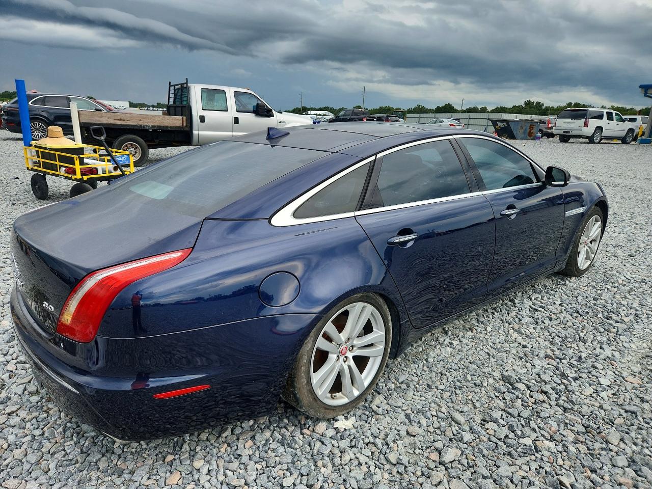 2014 Jaguar Xjl Portfolio Blue vin: SAJWA2GZ7E8V63385