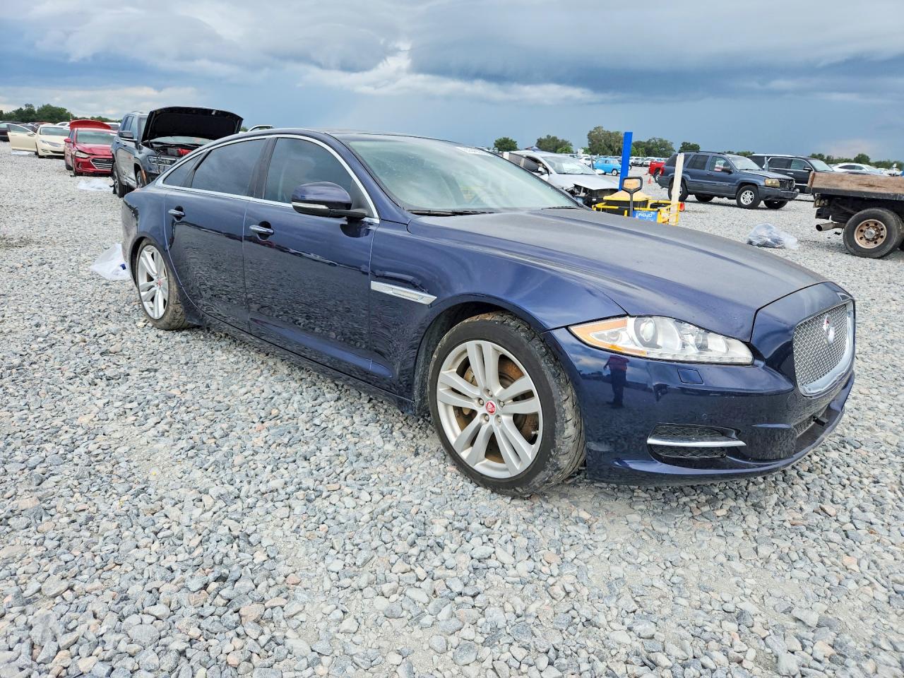 2014 Jaguar Xjl Portfolio Blue vin: SAJWA2GZ7E8V63385