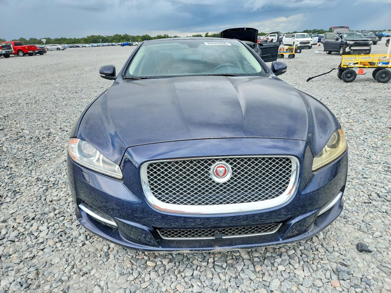 2014 Jaguar Xjl Portfolio Blue vin: SAJWA2GZ7E8V63385