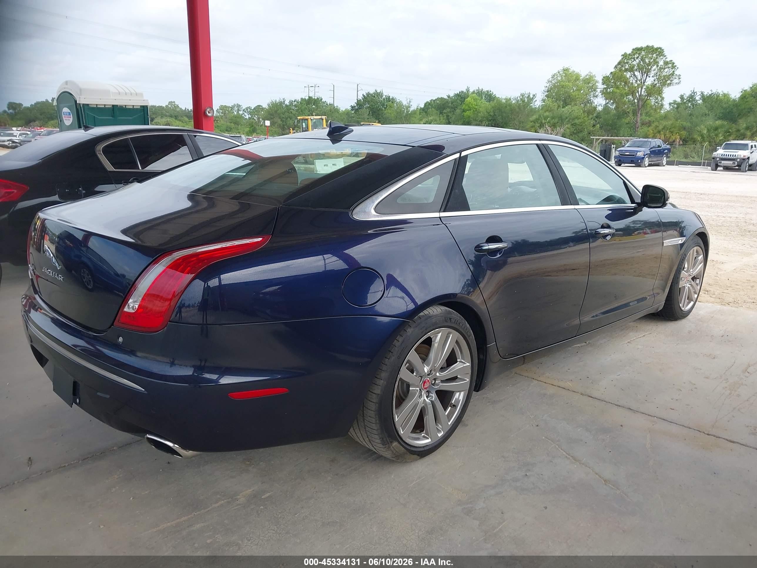 2015 Jaguar Xj Xjl Portfolio Blue vin: SAJWA2GZXF8V81154