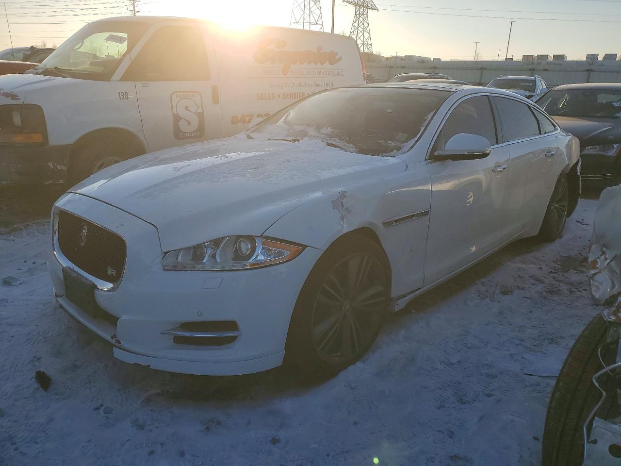 2012 Jaguar Xjl Supersport White vin: SAJWA3GCXCMV29690