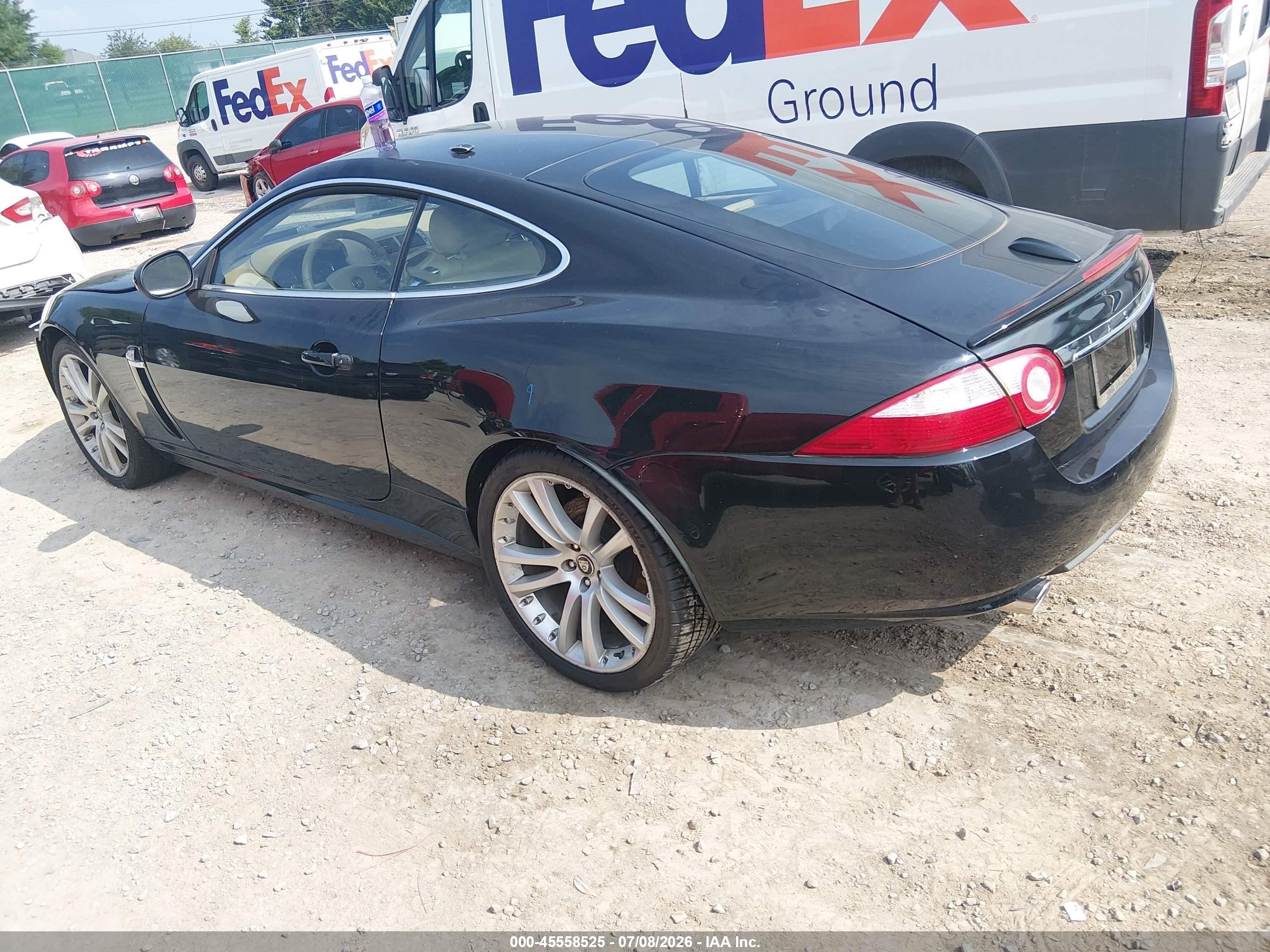 2008 Jaguar Xk   Black vin: SAJWA43B285B22504