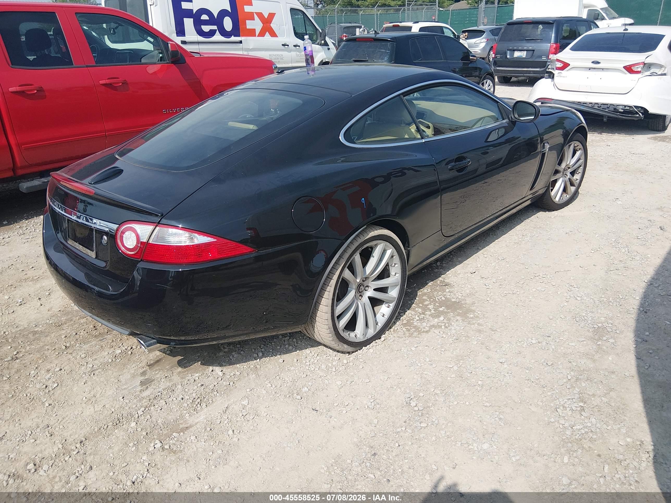 2008 Jaguar Xk   Black vin: SAJWA43B285B22504