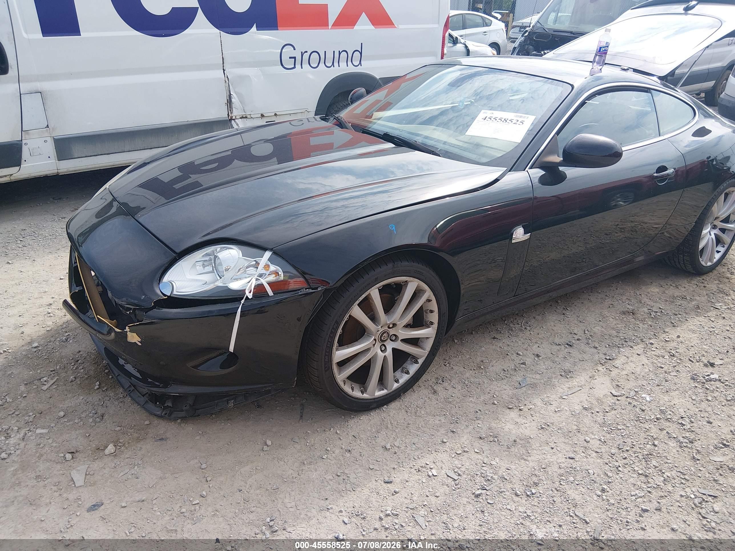2008 Jaguar Xk   Black vin: SAJWA43B285B22504