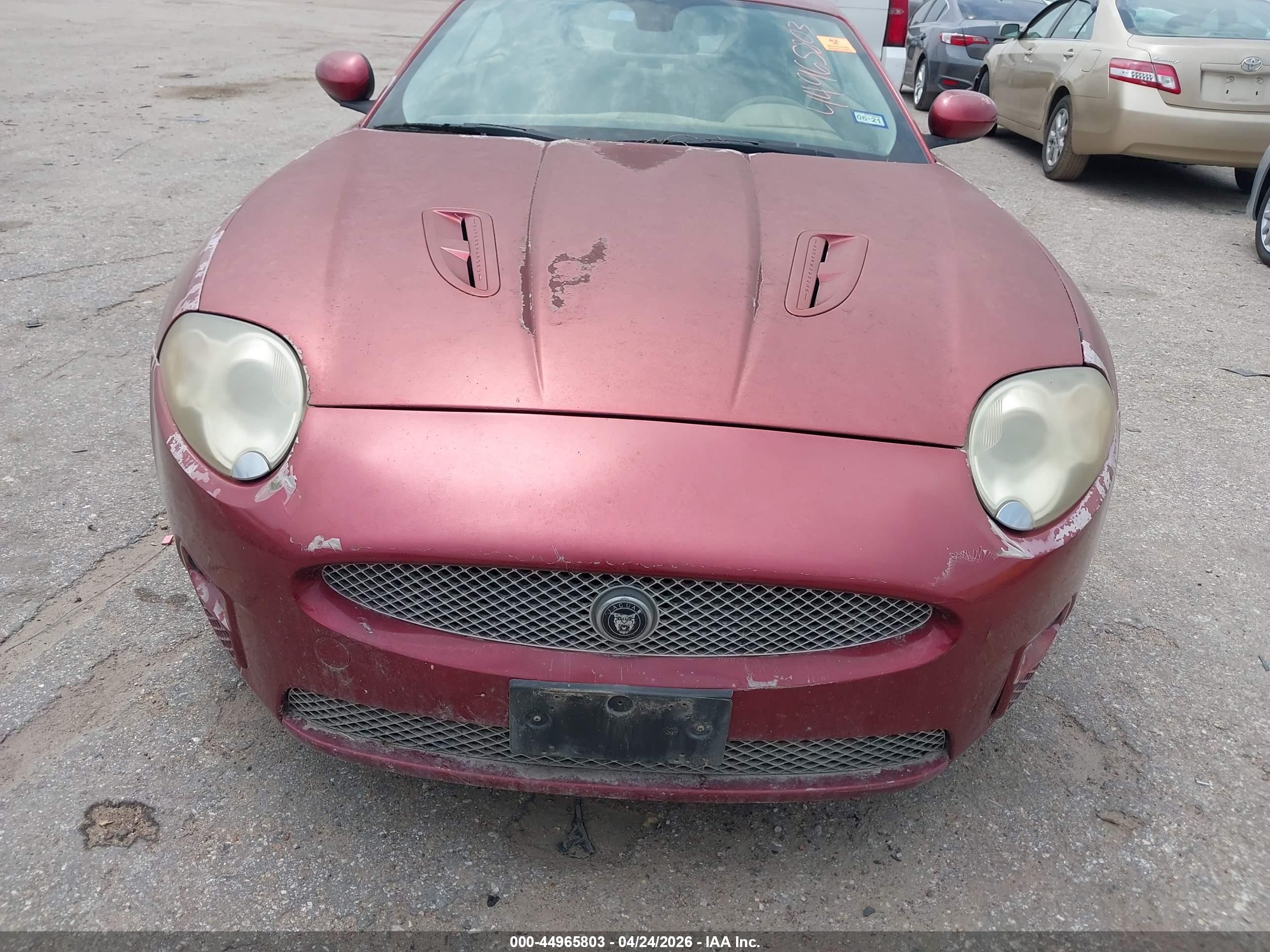 2007 Jaguar Xkr   Red vin: SAJWA43C179B17939