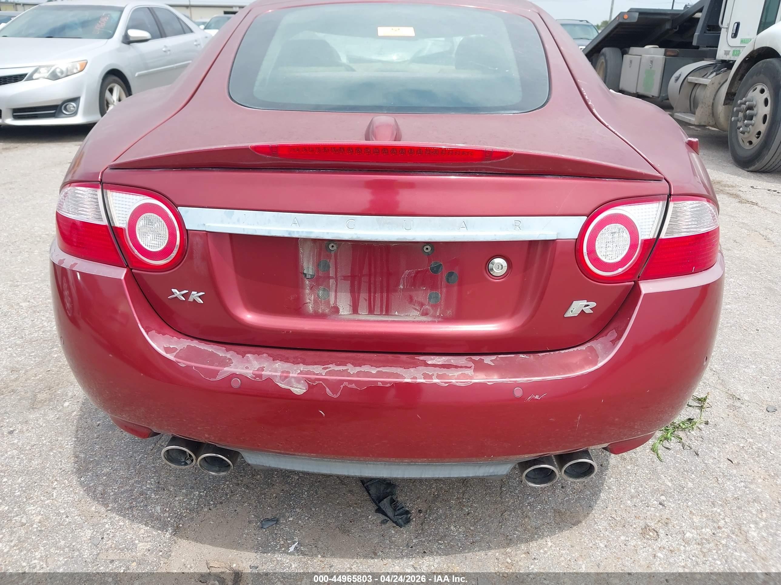 2007 Jaguar Xkr   Red vin: SAJWA43C179B17939