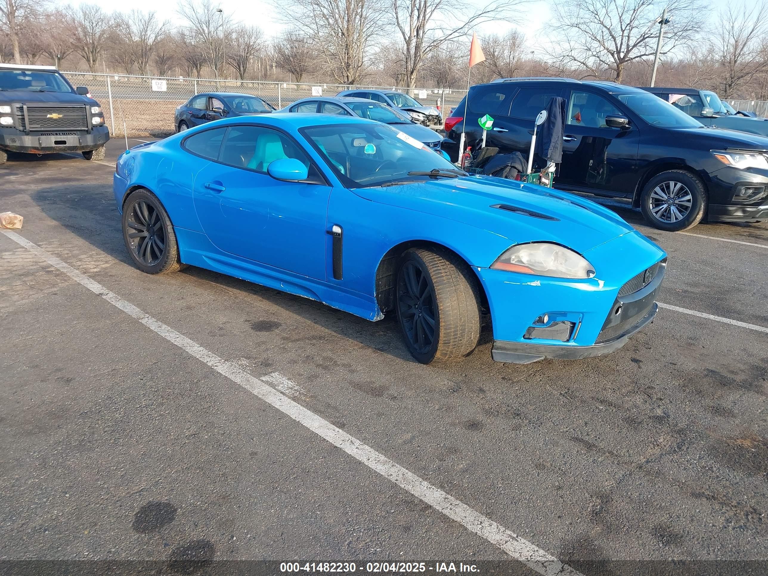 2007 Jaguar Xkr   Blue vin: SAJWA43C779B19887