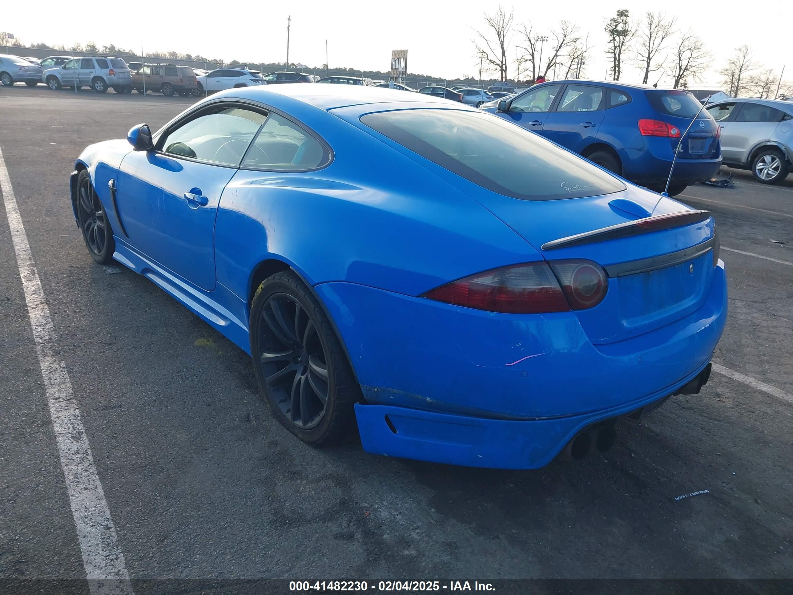 2007 Jaguar Xkr   Blue vin: SAJWA43C779B19887