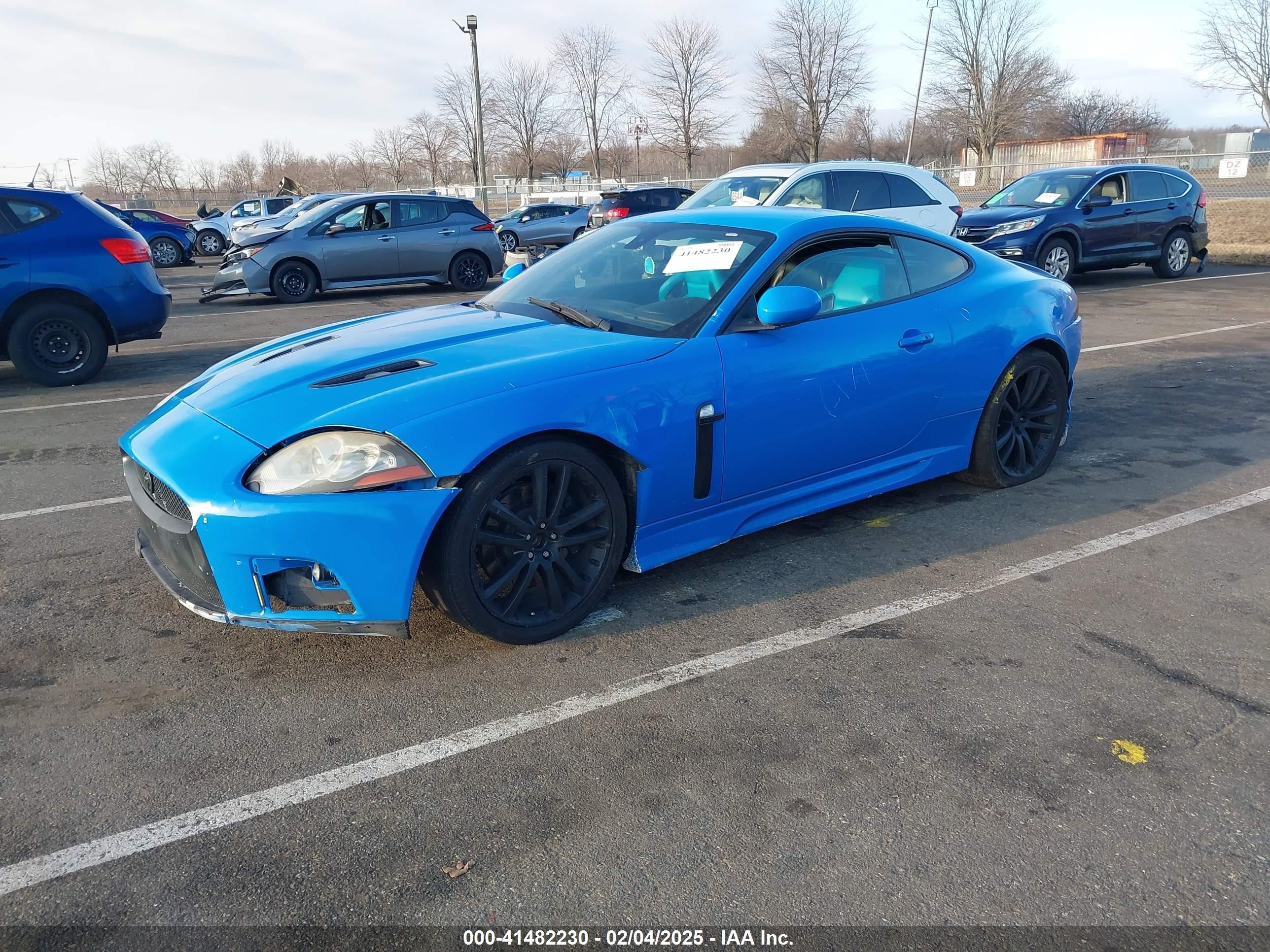 2007 Jaguar Xkr   Blue vin: SAJWA43C779B19887