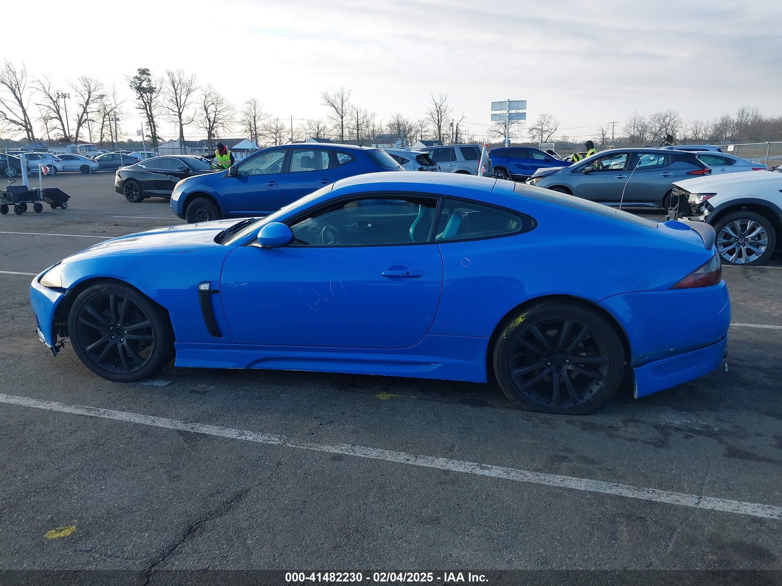 2007 Jaguar Xkr   Blue vin: SAJWA43C779B19887