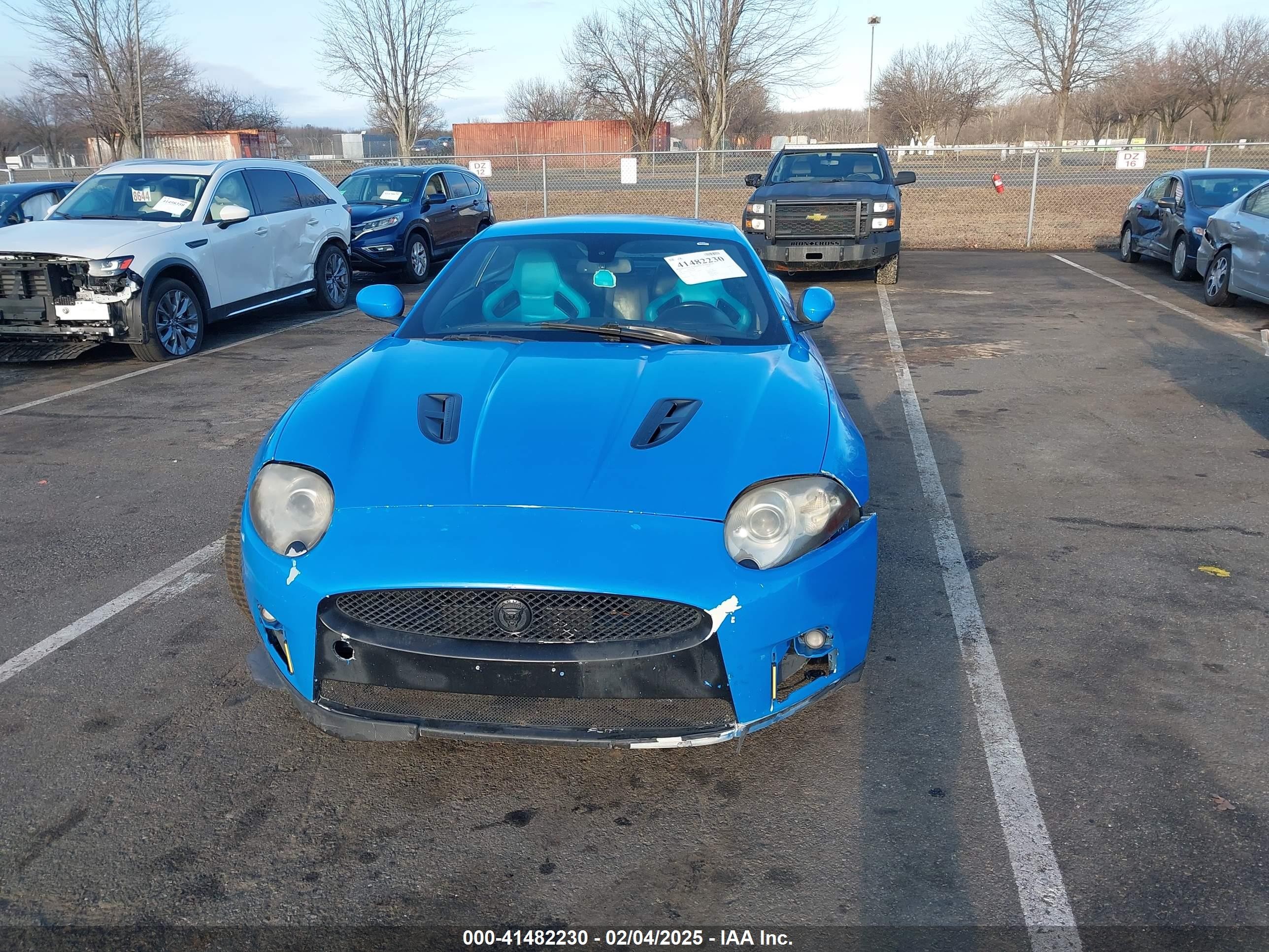 2007 Jaguar Xkr   Blue vin: SAJWA43C779B19887