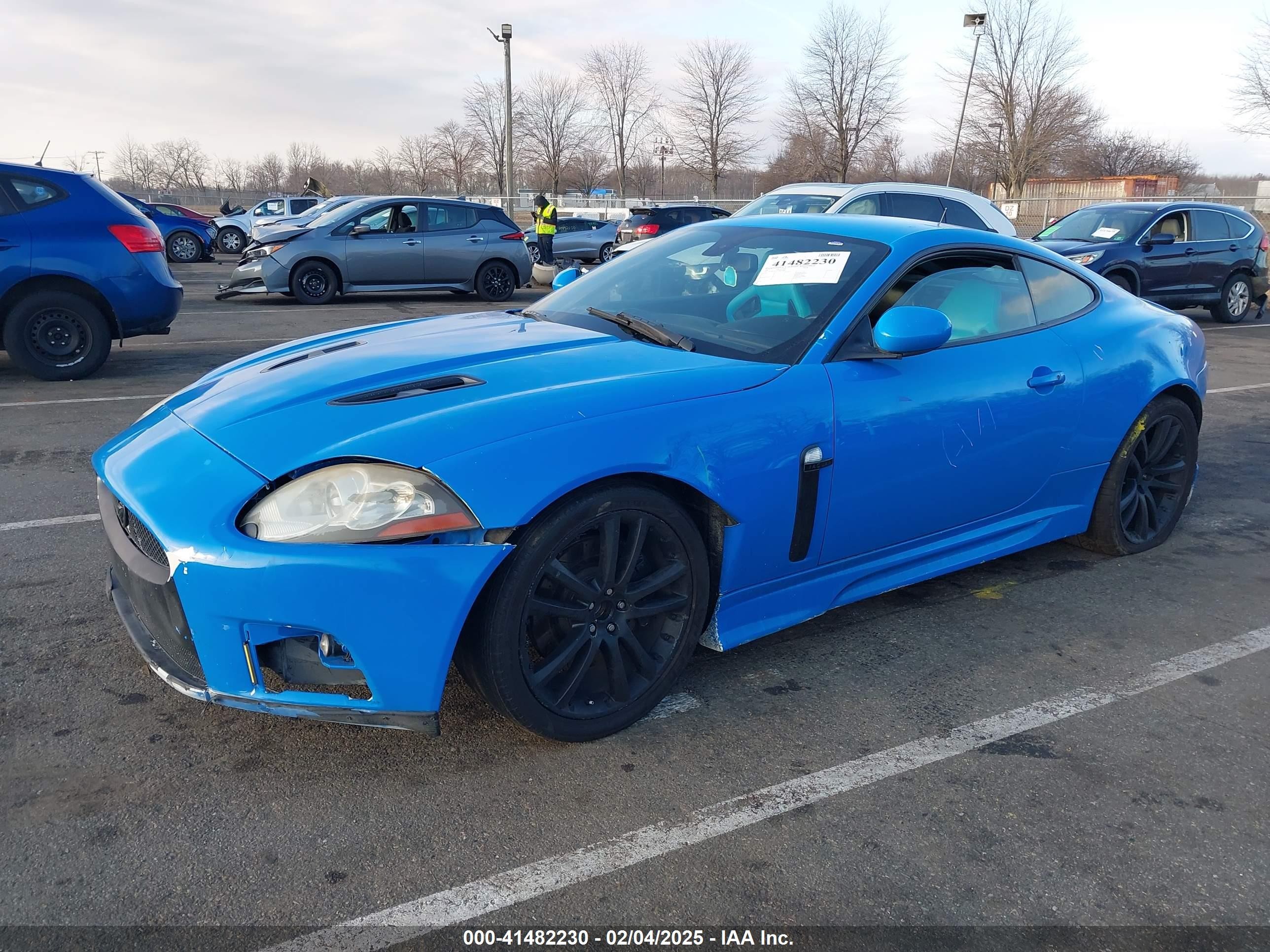 2007 Jaguar Xkr   Blue vin: SAJWA43C779B19887