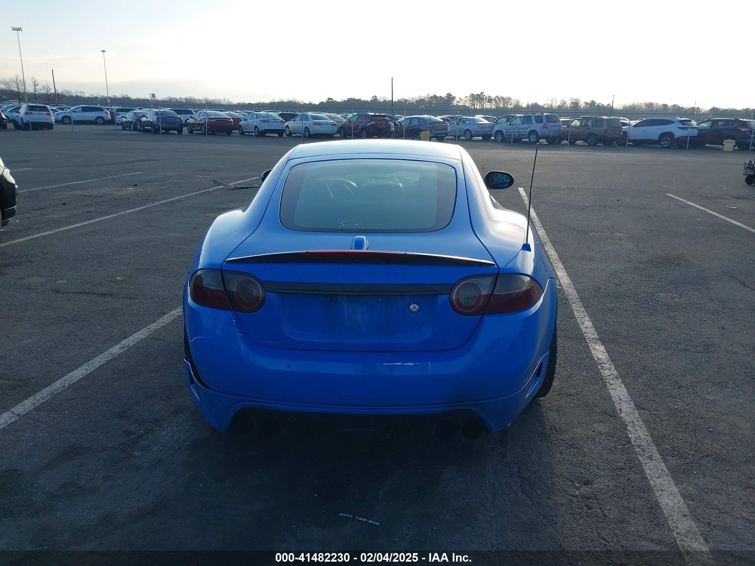 2007 Jaguar Xkr   Blue vin: SAJWA43C779B19887