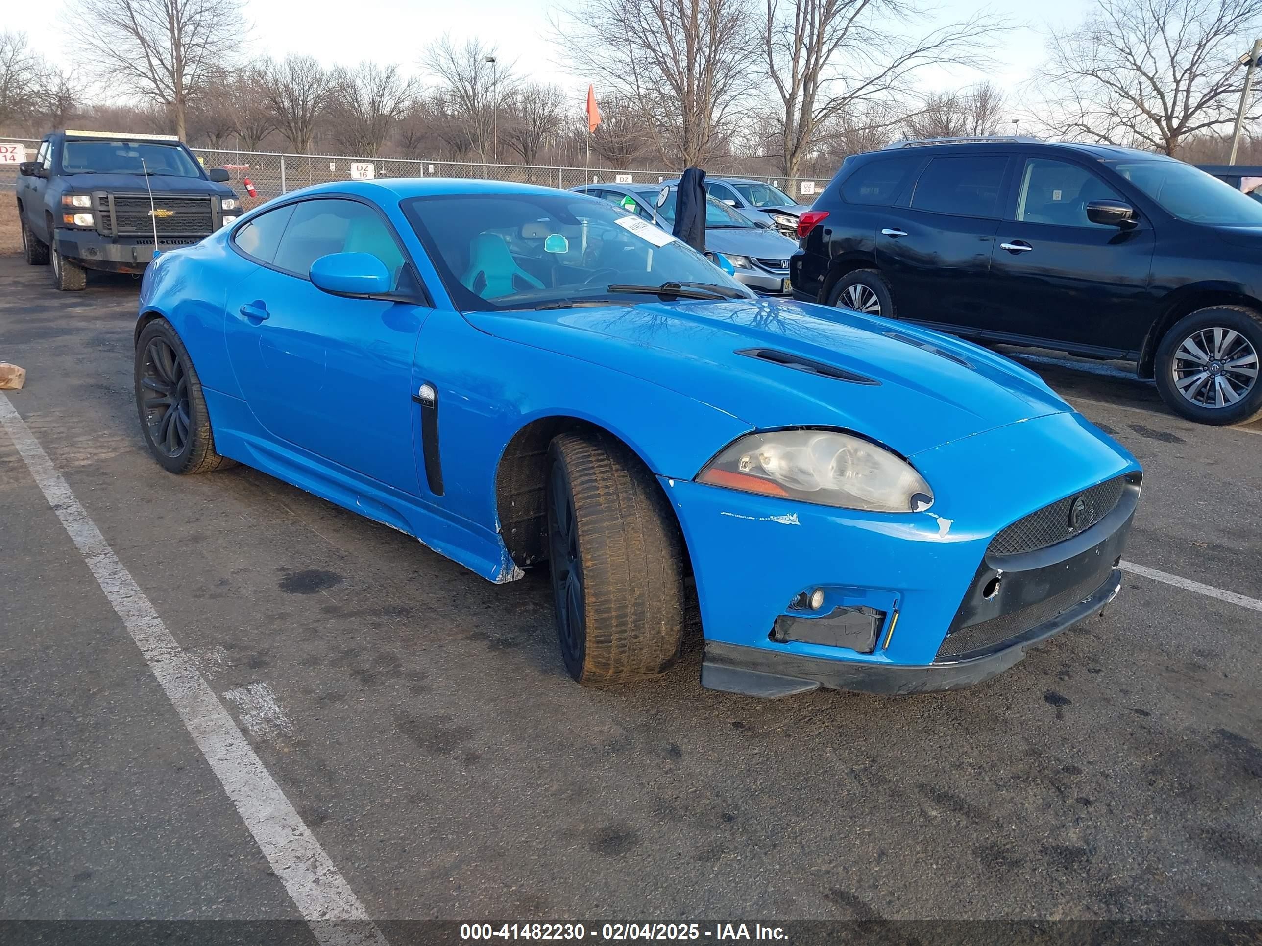 2007 Jaguar Xkr   Blue vin: SAJWA43C779B19887