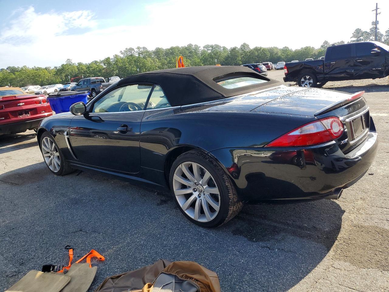 2007 Jaguar Xk Black vin: SAJWA44B875B10371