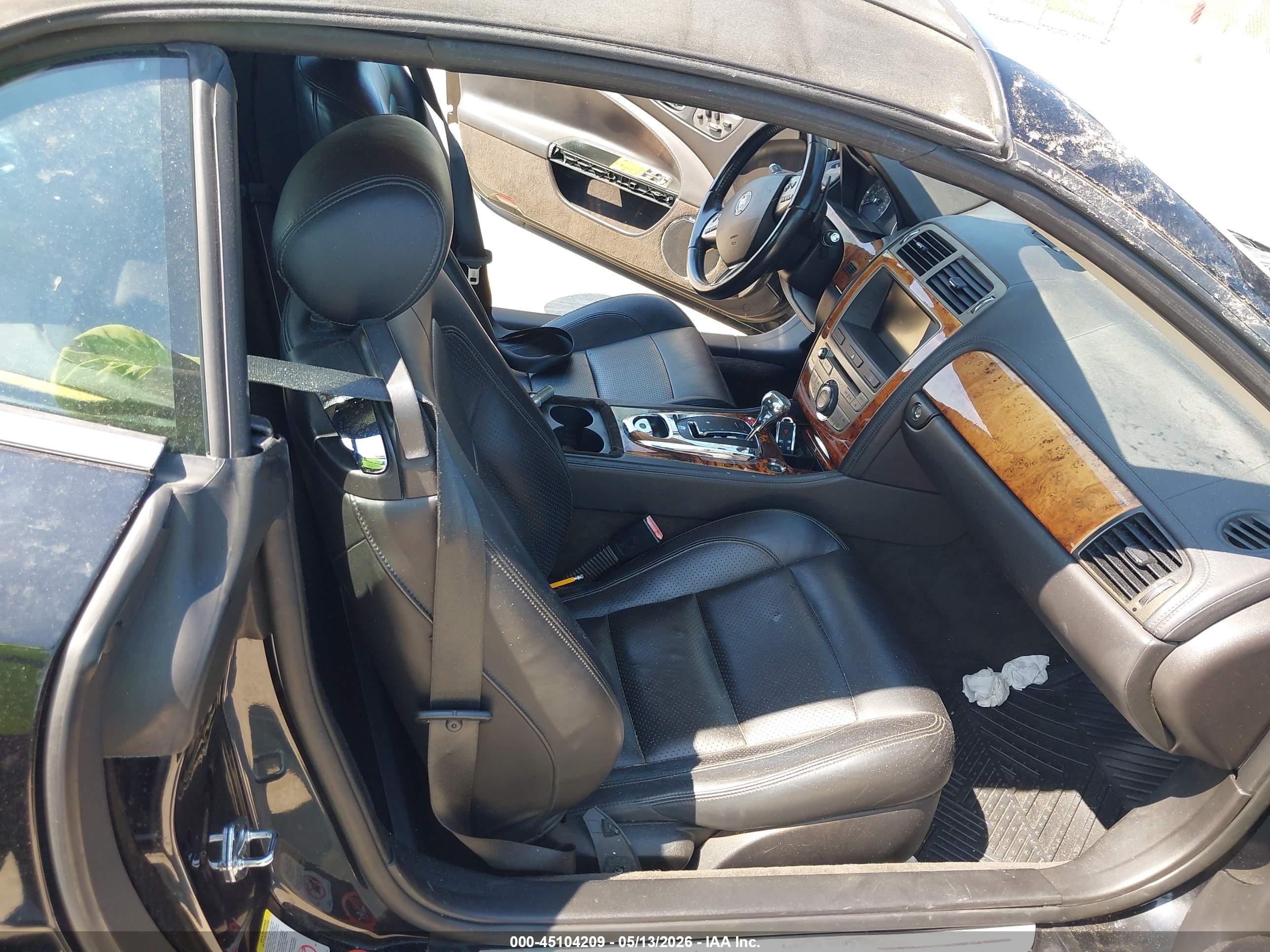 2009 Jaguar Xk   Black vin: SAJWA44B895B31594