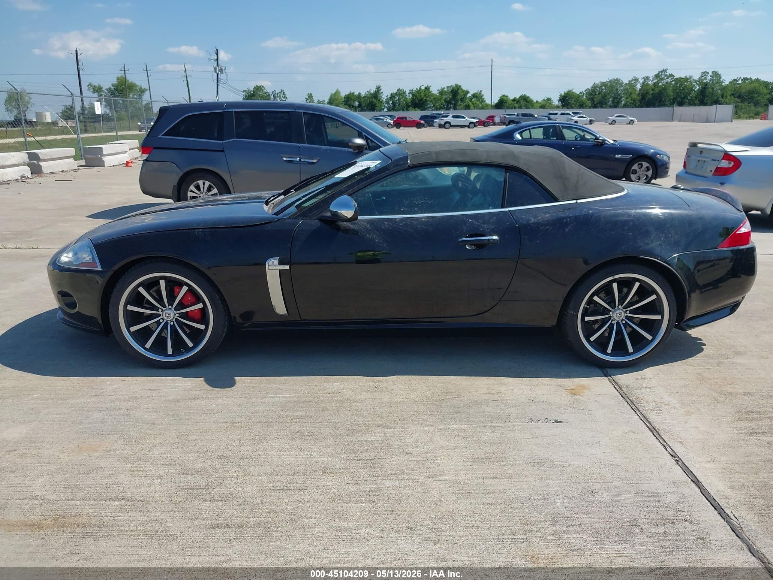 2009 Jaguar Xk   Black vin: SAJWA44B895B31594