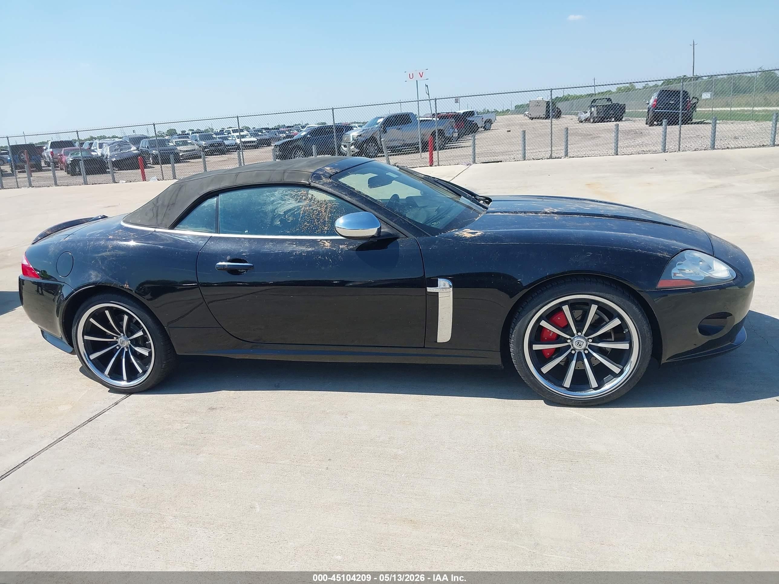 2009 Jaguar Xk   Black vin: SAJWA44B895B31594
