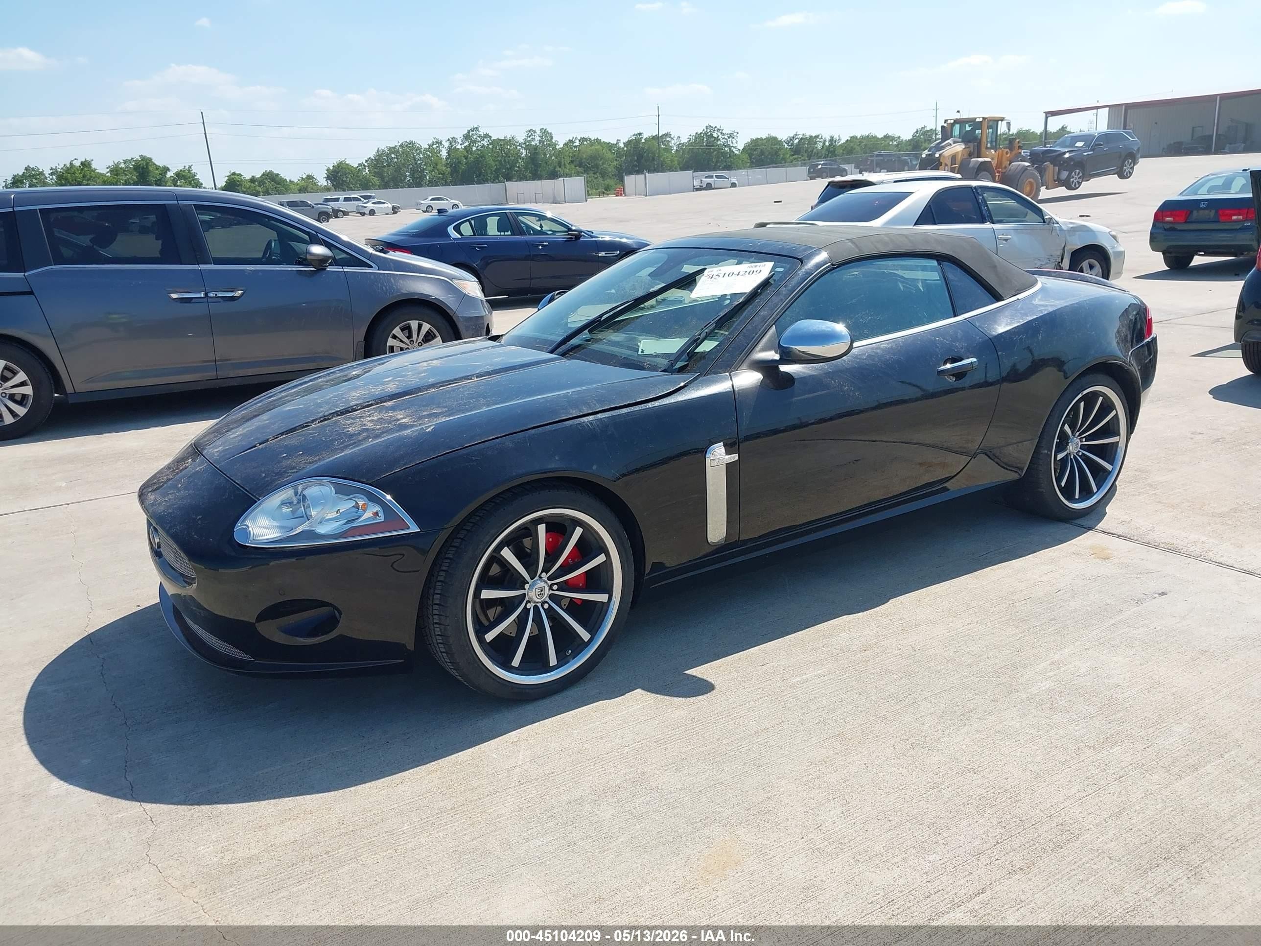 2009 Jaguar Xk   Black vin: SAJWA44B895B31594