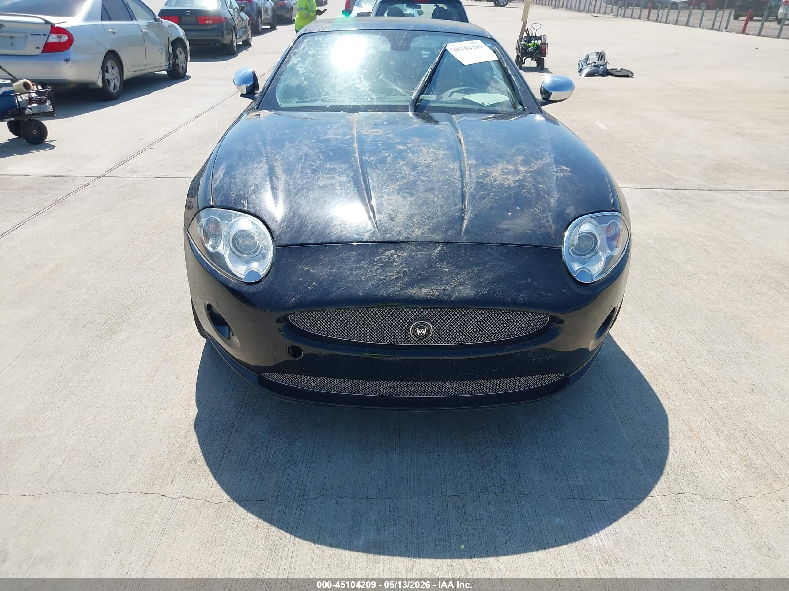 2009 Jaguar Xk   Black vin: SAJWA44B895B31594
