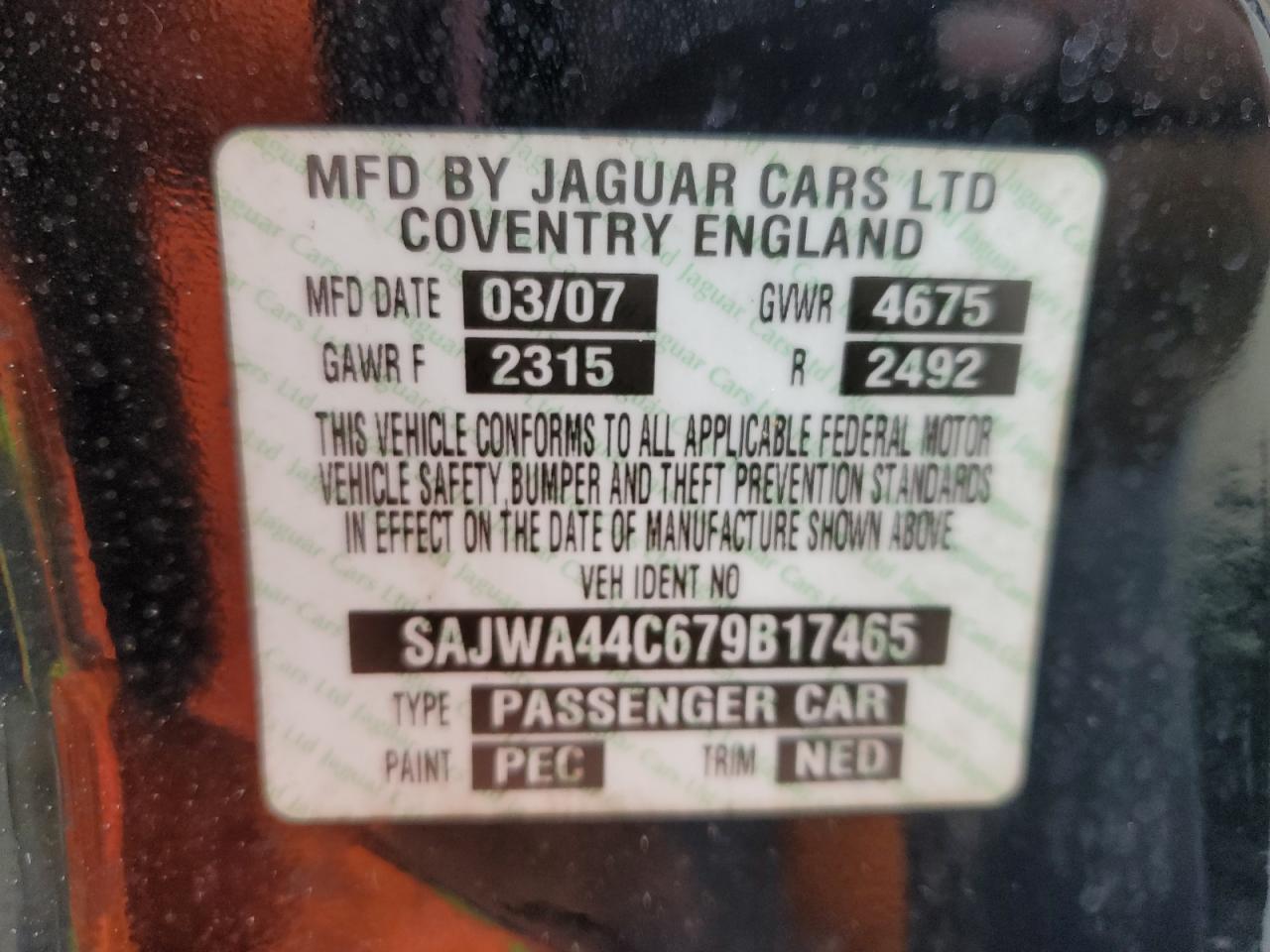 2007 Jaguar Xkr Black vin: SAJWA44C679B17465
