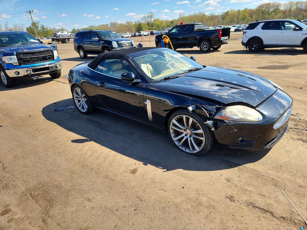 2007 Jaguar Xkr Black vin: SAJWA44C979B12387