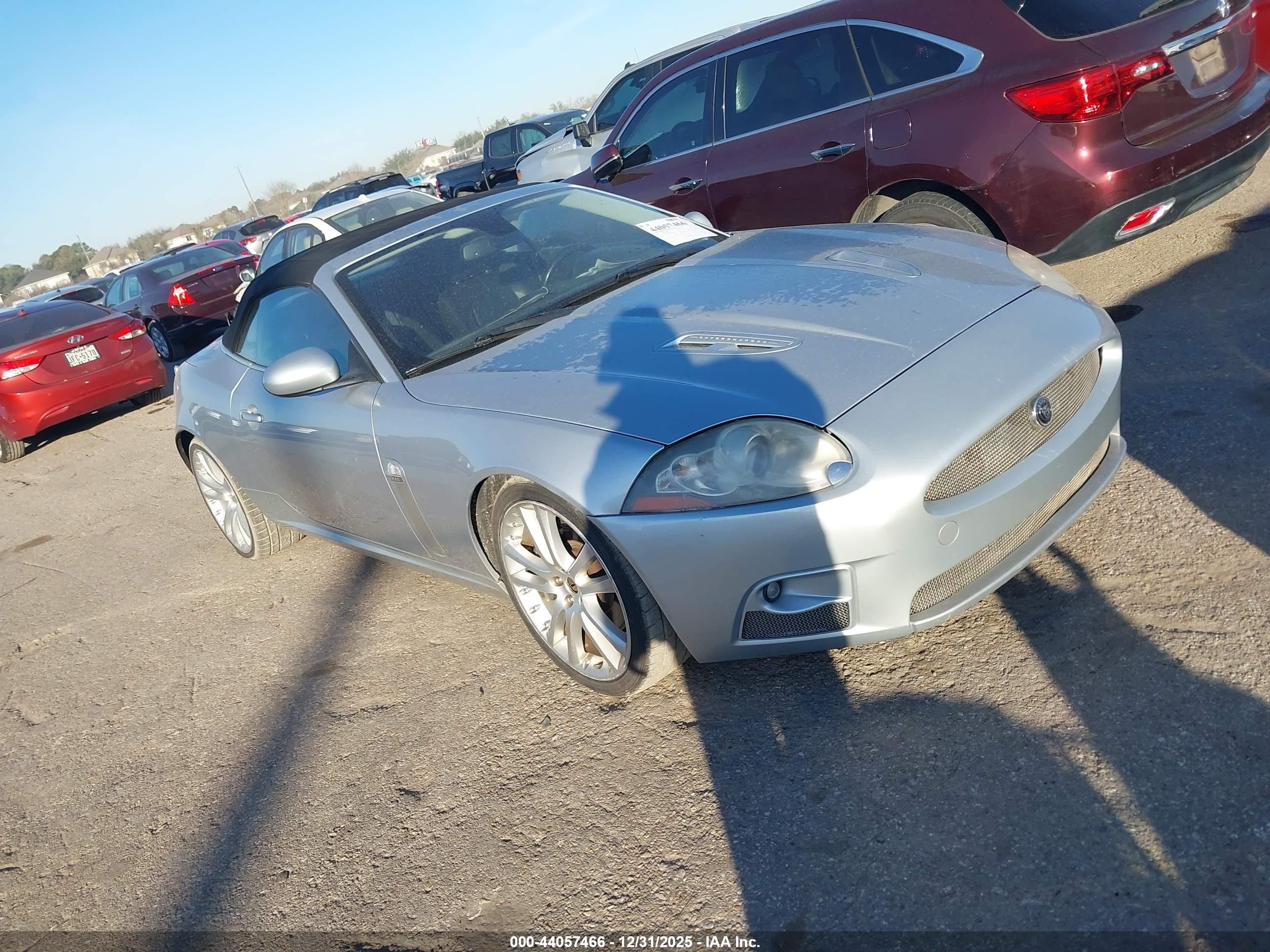 2007 Jaguar Xkr   Silver vin: SAJWA44CX79B14164